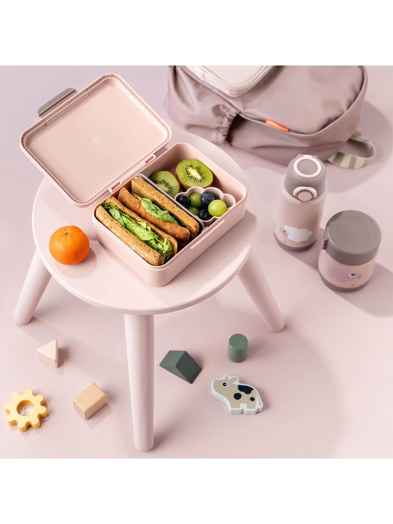 Done by Deer Lunch box w/divider Tiny farm Powder
