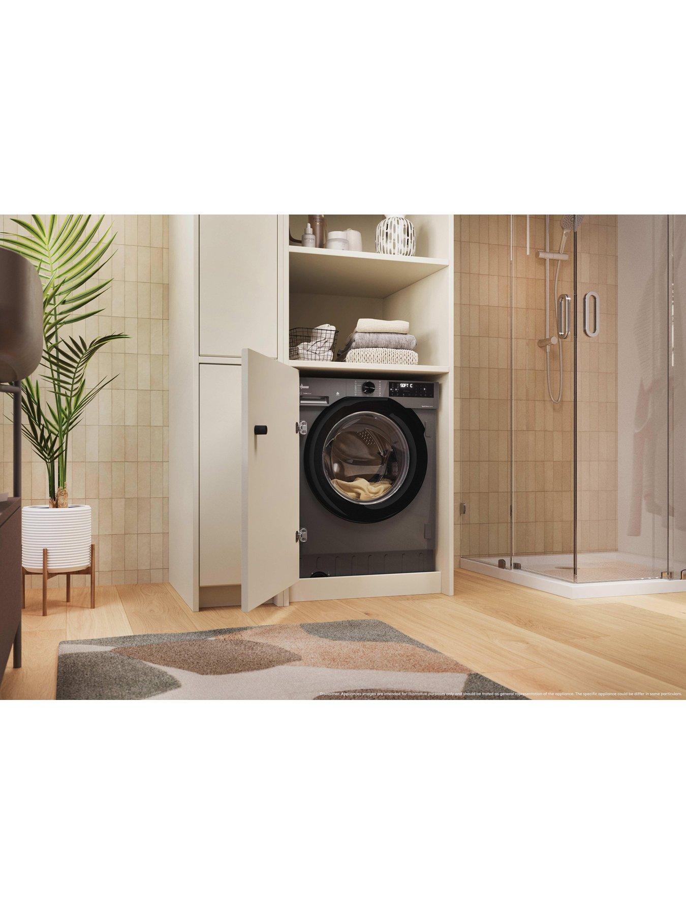 Image 5 of 6 of Hoover H-WASH 400 BH4S69M6DB9RJ-80 Integrated 9kg WiFi Connected Washing Machine, 1600 rpm, &nbsp;A Rated - Anthracite