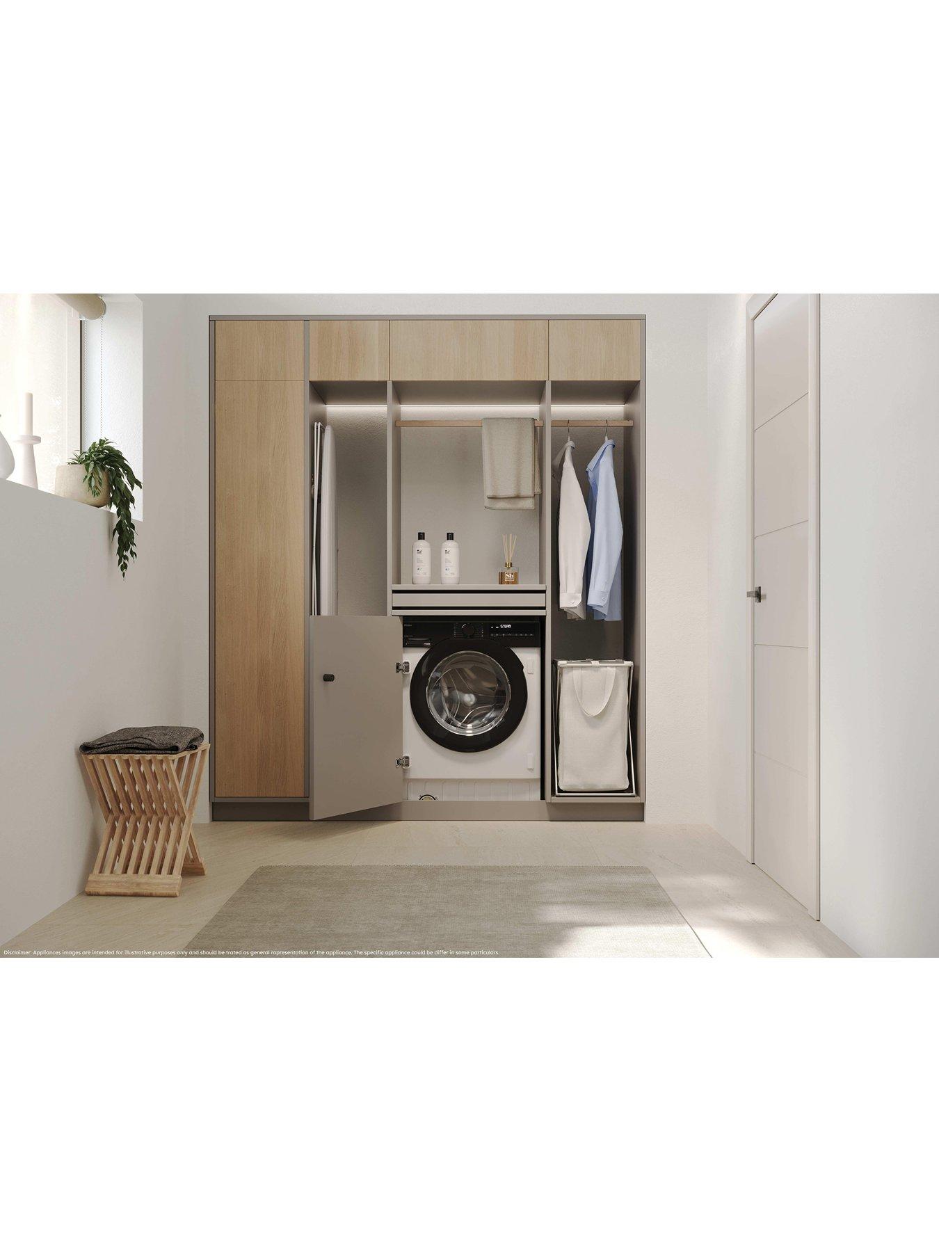 Image 5 of 7 of Haier Series 6 BHA6S69M6DB9J80 Integrated 9kg WiFi Connected Washing Machine, 1600 rpm, White - A Rated