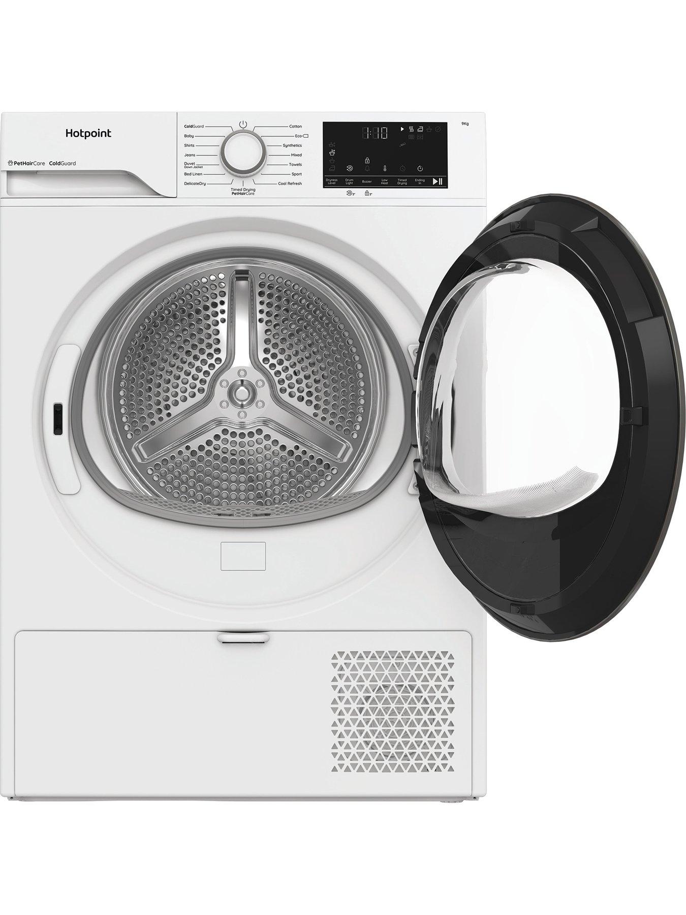 Image 2 of 7 of Hotpoint C HD 93M WWS UK 9KG Heat Pump Tumble Dryer - White