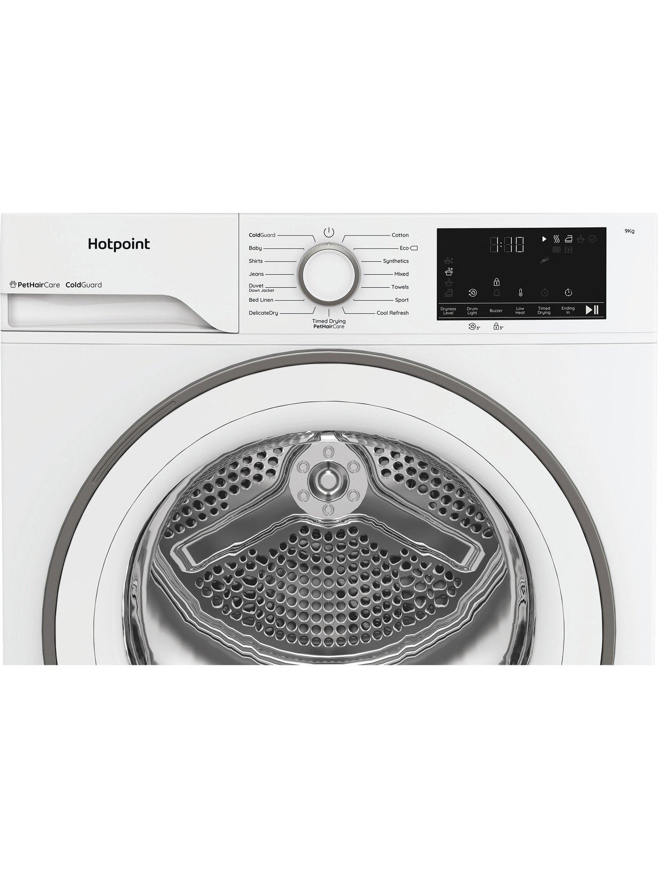 Image 4 of 7 of Hotpoint C HD 93M WWS UK 9KG Heat Pump Tumble Dryer - White