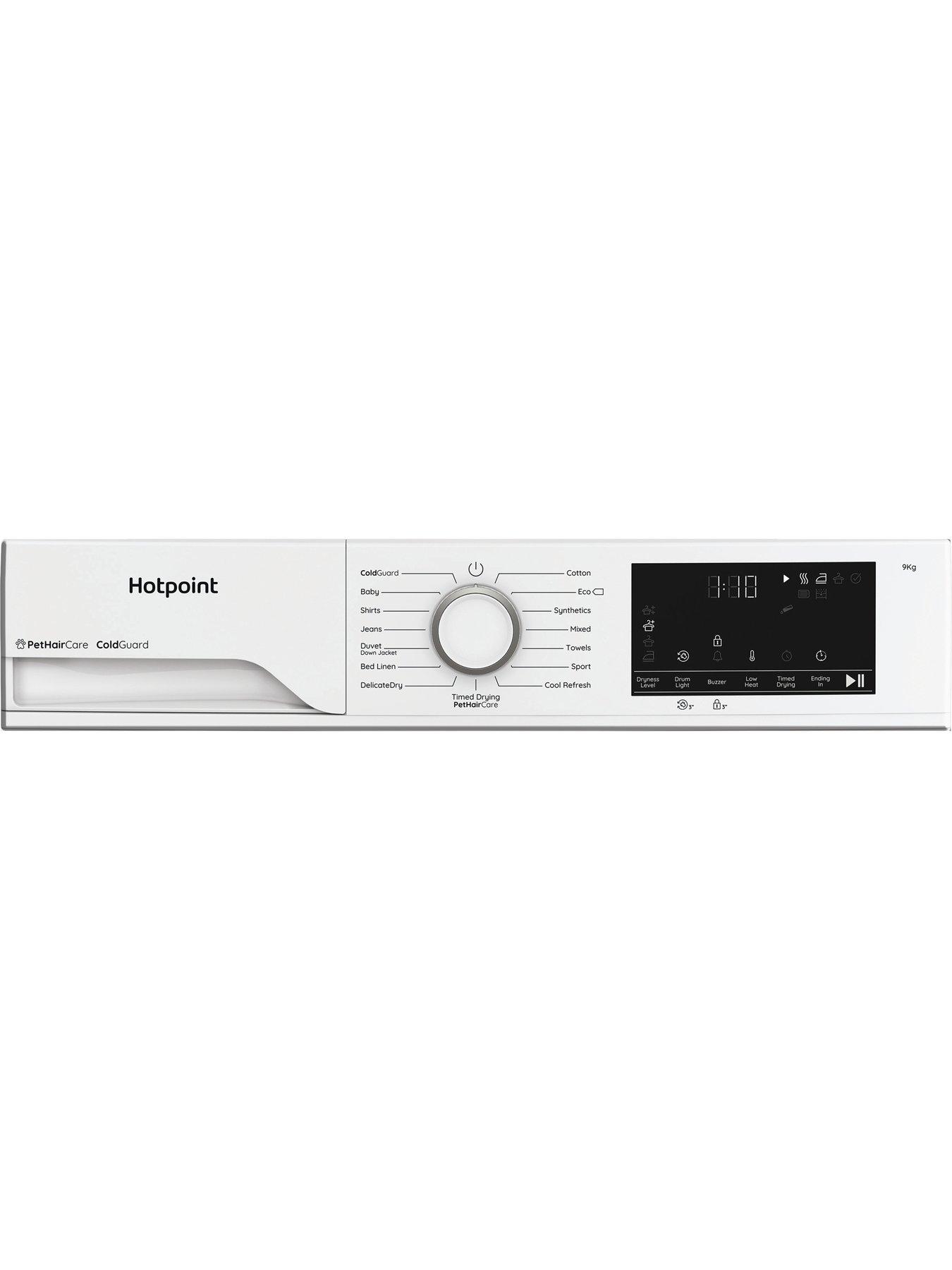 Image 6 of 7 of Hotpoint C HD 93M WWS UK 9KG Heat Pump Tumble Dryer - White