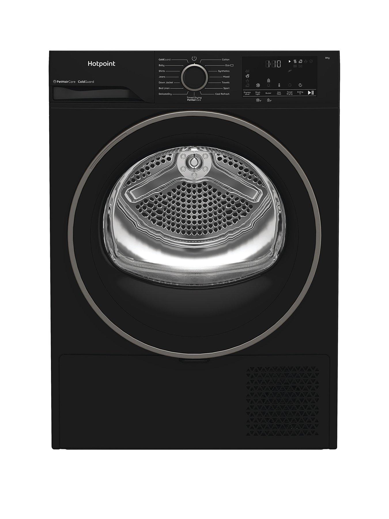Hotpoint C HSD 82M BB UK 8KG Heat Pump Tumble Dryer - Black
