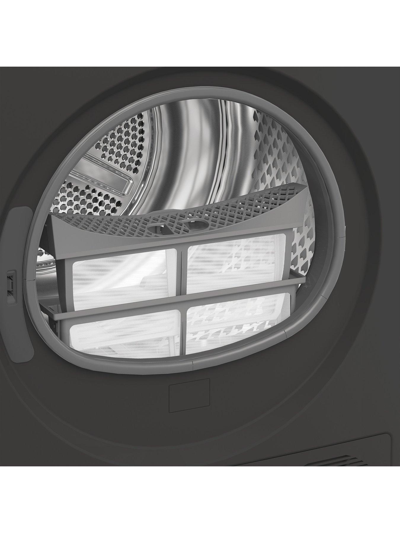  image of hotpoint-c-hsd-82m-gg-uk-8kg-heat-pump-tumble-dryer-dark-grey