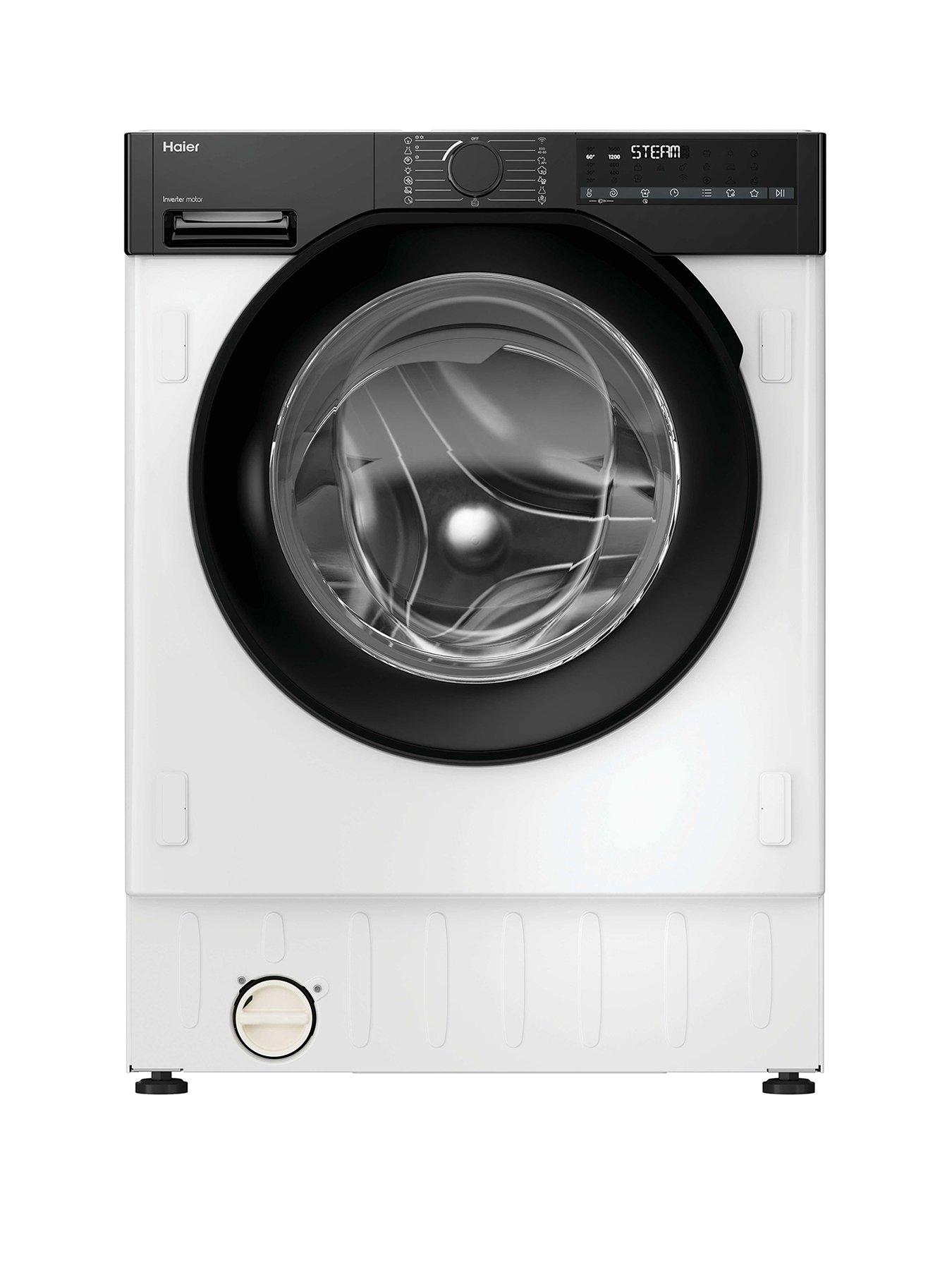 Haier BHA6S696M6DB9-80 Integrated 9kg / 6Kg Washer Dryer with 1600 rpm spin, WiFi, White - D Rated (Wash & Dry), A Rated (Wash Only)