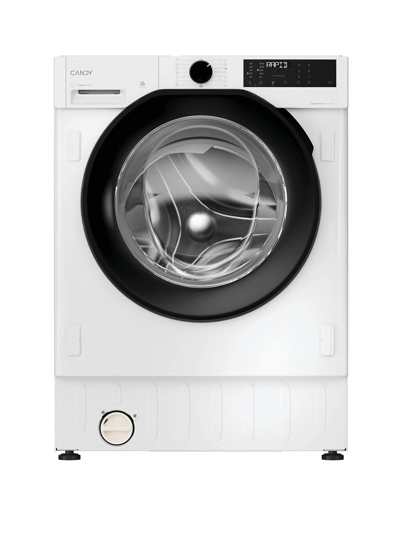 Candy BC4S496M6DB8-80 Integrated 9Kg / 6Kg Washer Dryer, Wifi Connected, 1400 rpm, A Rated (Wash Only) - White