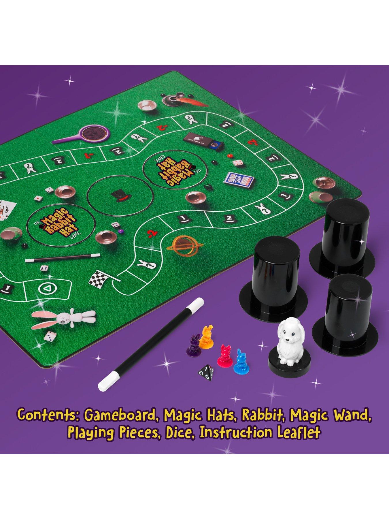  image of ideal-the-magic-rabbit-in-a-hat-family-board-game