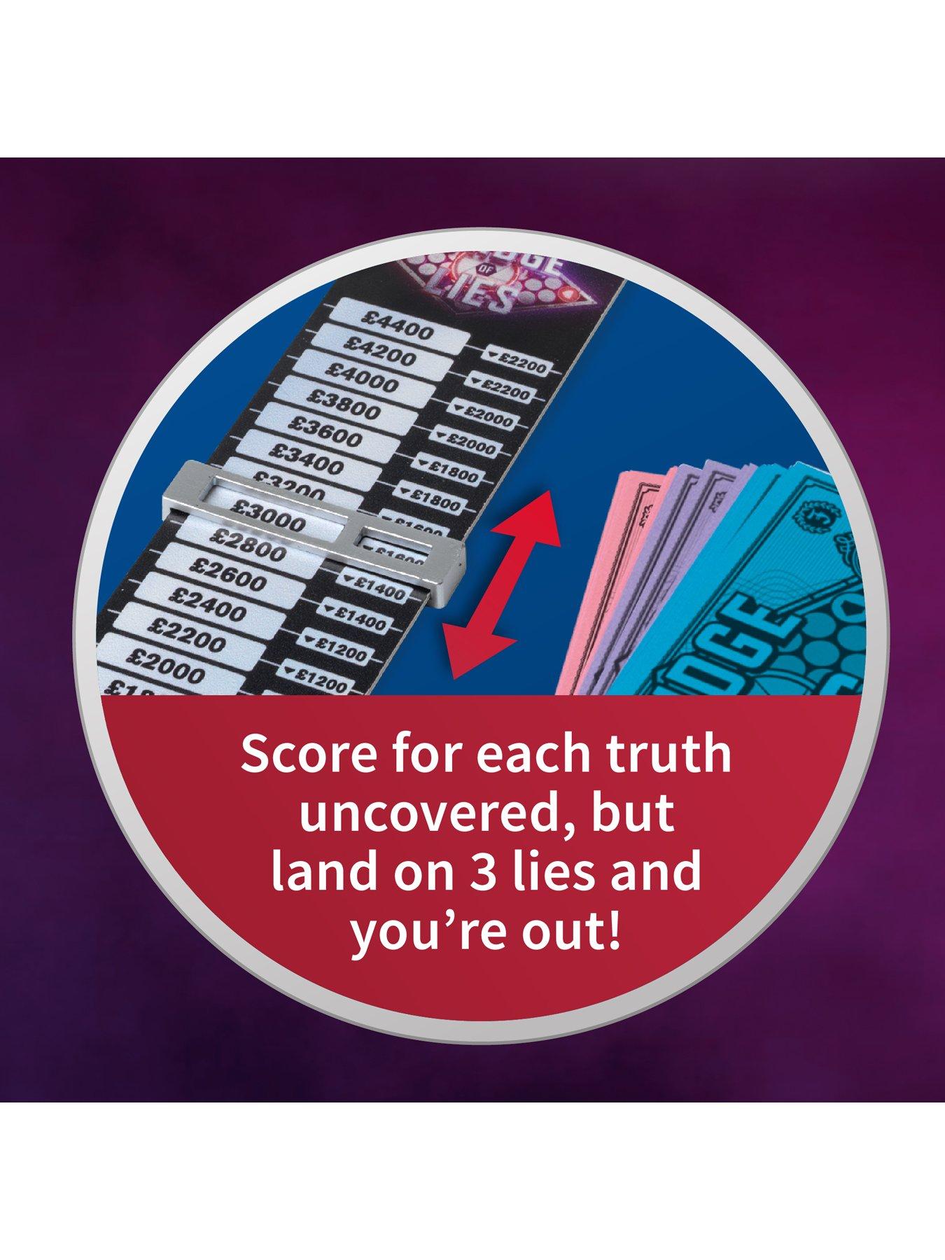 Image 7 of 7 of IDEAL Bridge of Lies Family Quiz Board Game