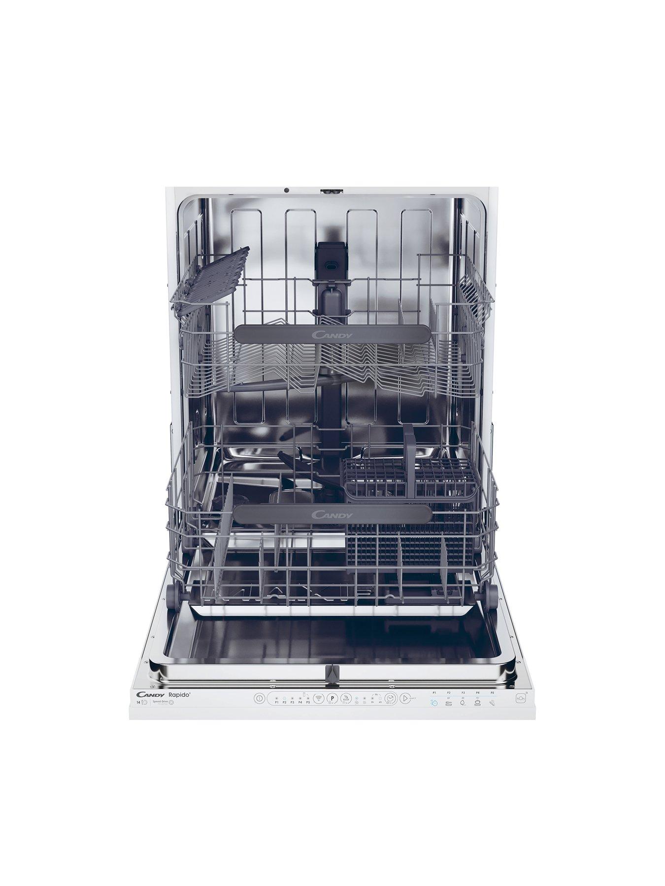 Image 2 of 7 of Candy CI 4C7L0W-80 Dishwasher,&nbsp;60cm Full Size -&nbsp;White