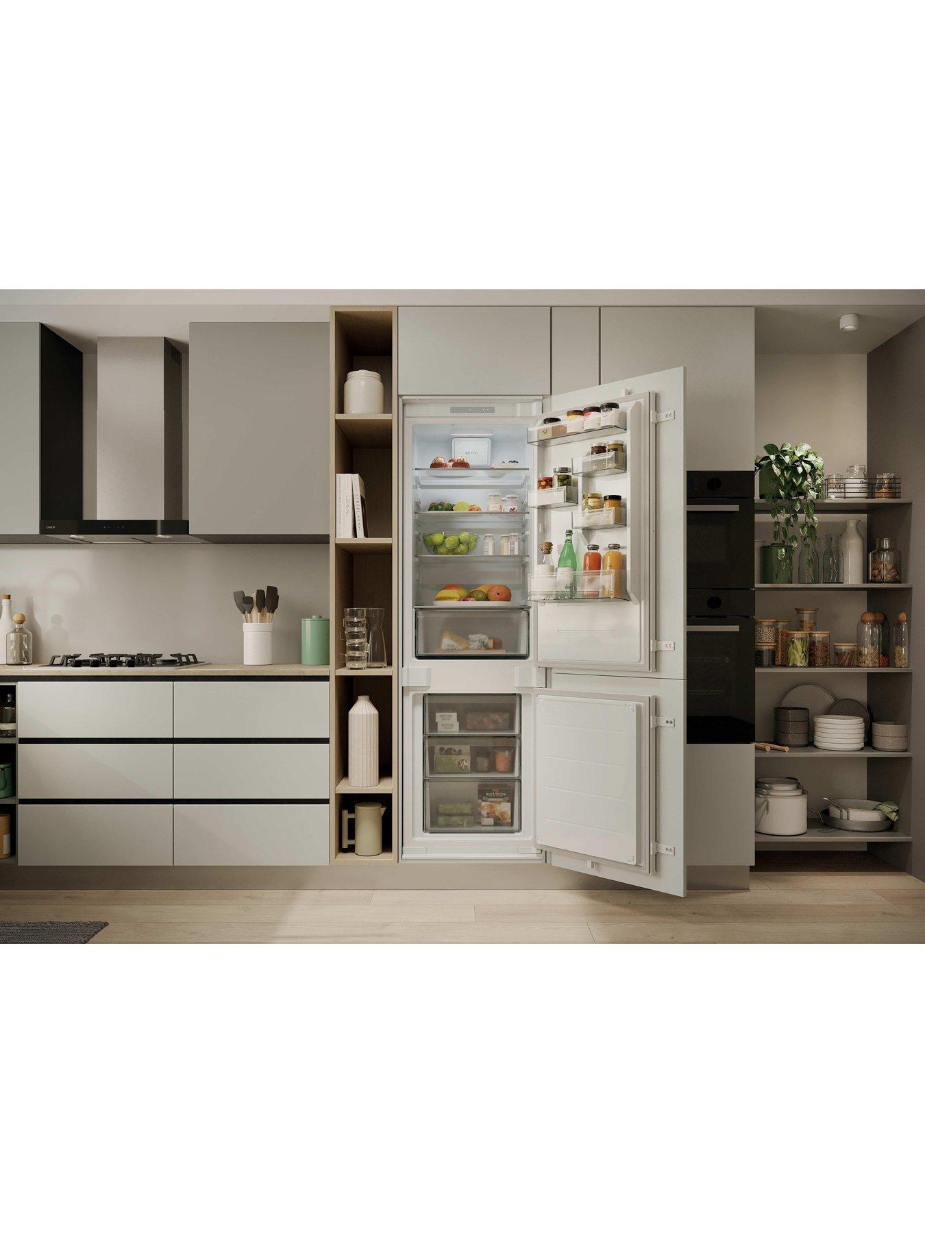  image of hoover-honbql3518evk-uk-refrigeration-combi-fridge-freezer--white