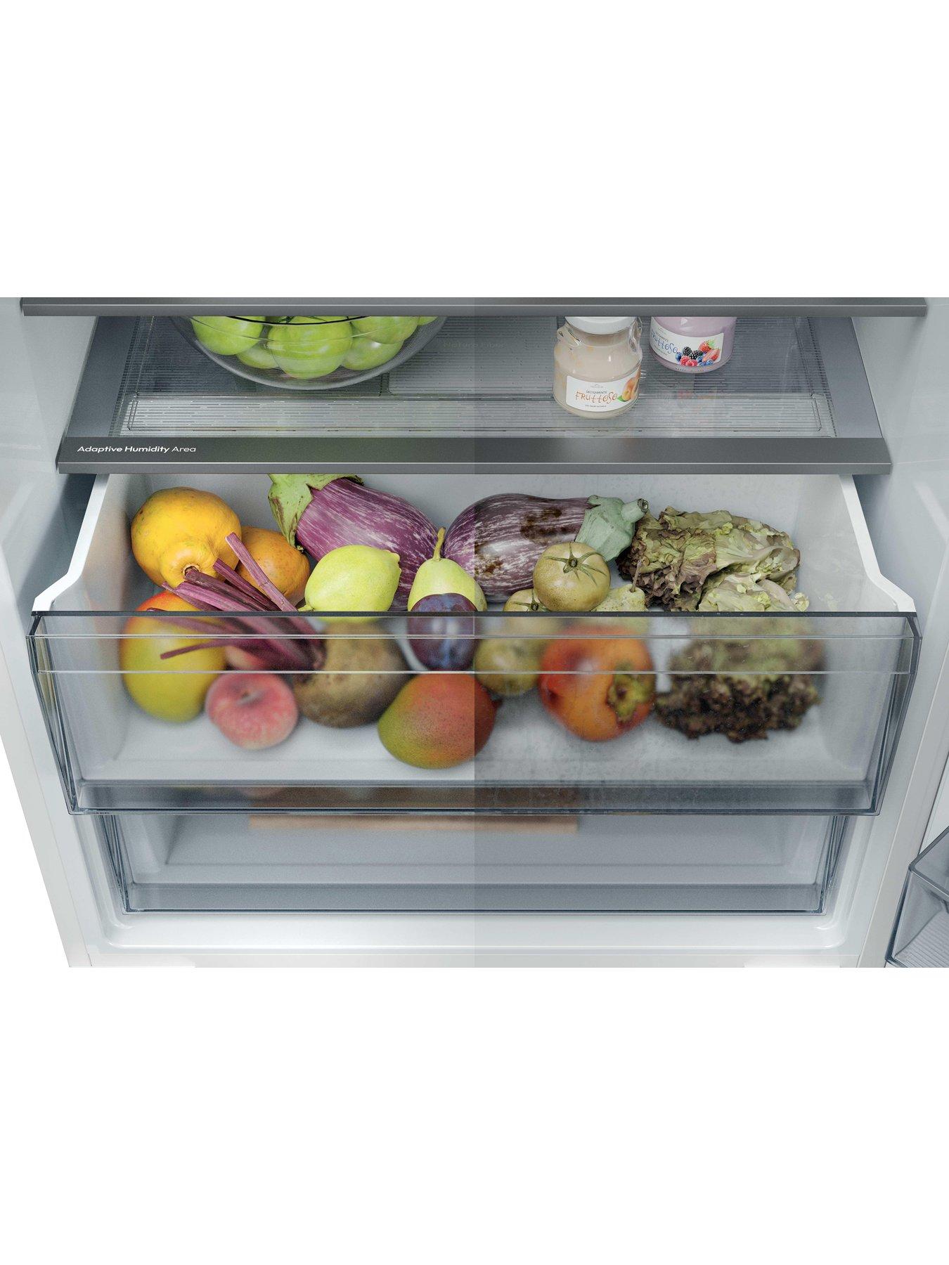 Image 4 of 7 of Hoover HONBQT5518DK-UK Refrigeration Combi Fridge-Freezer -&nbsp;White