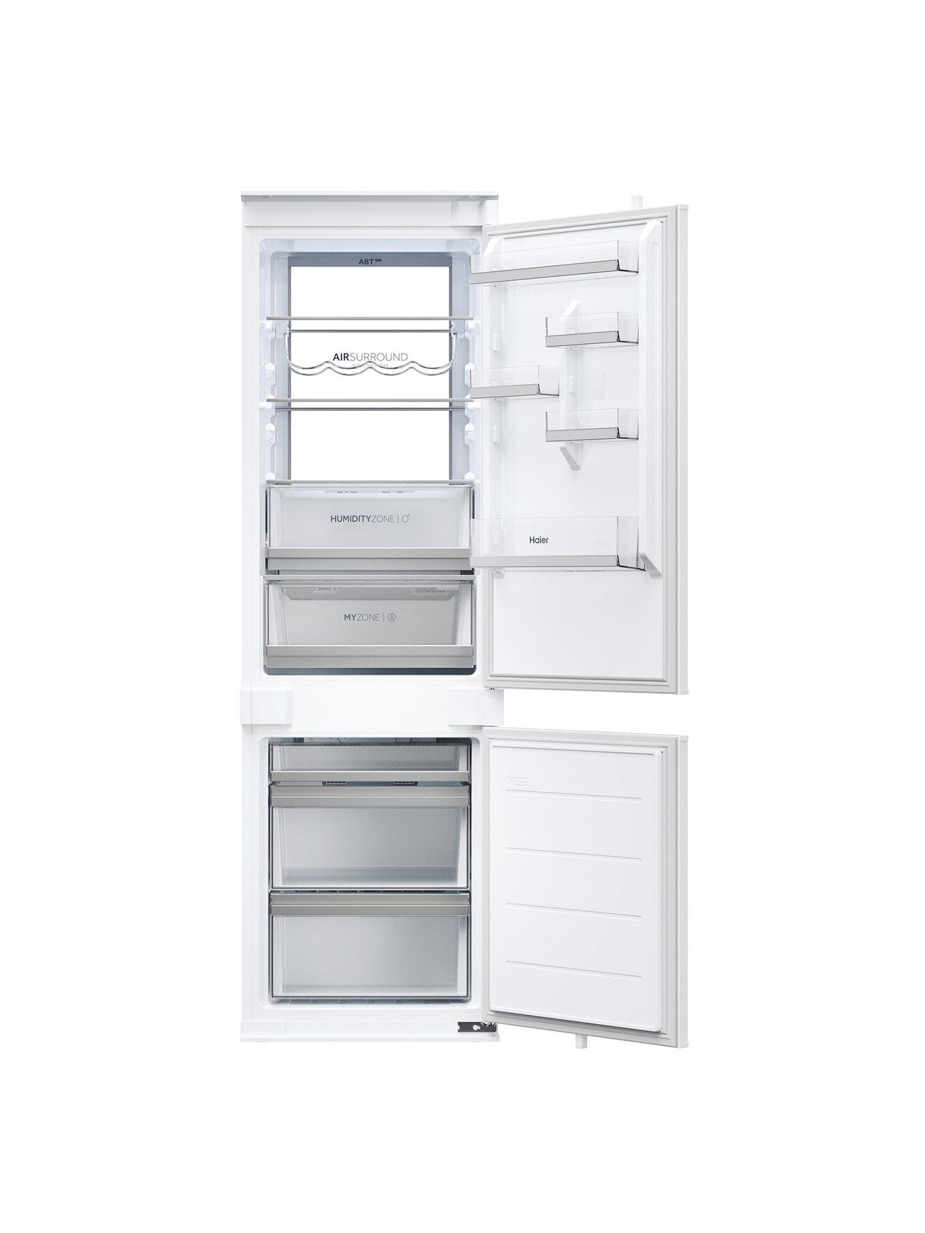 Image 2 of 7 of Haier HBW7518CTK Refrigeration Combi Fridge Freezer White