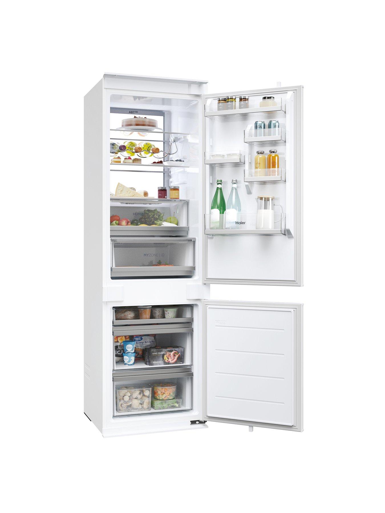 Image 3 of 7 of Haier HBW7518CTK Refrigeration Combi Fridge Freezer White