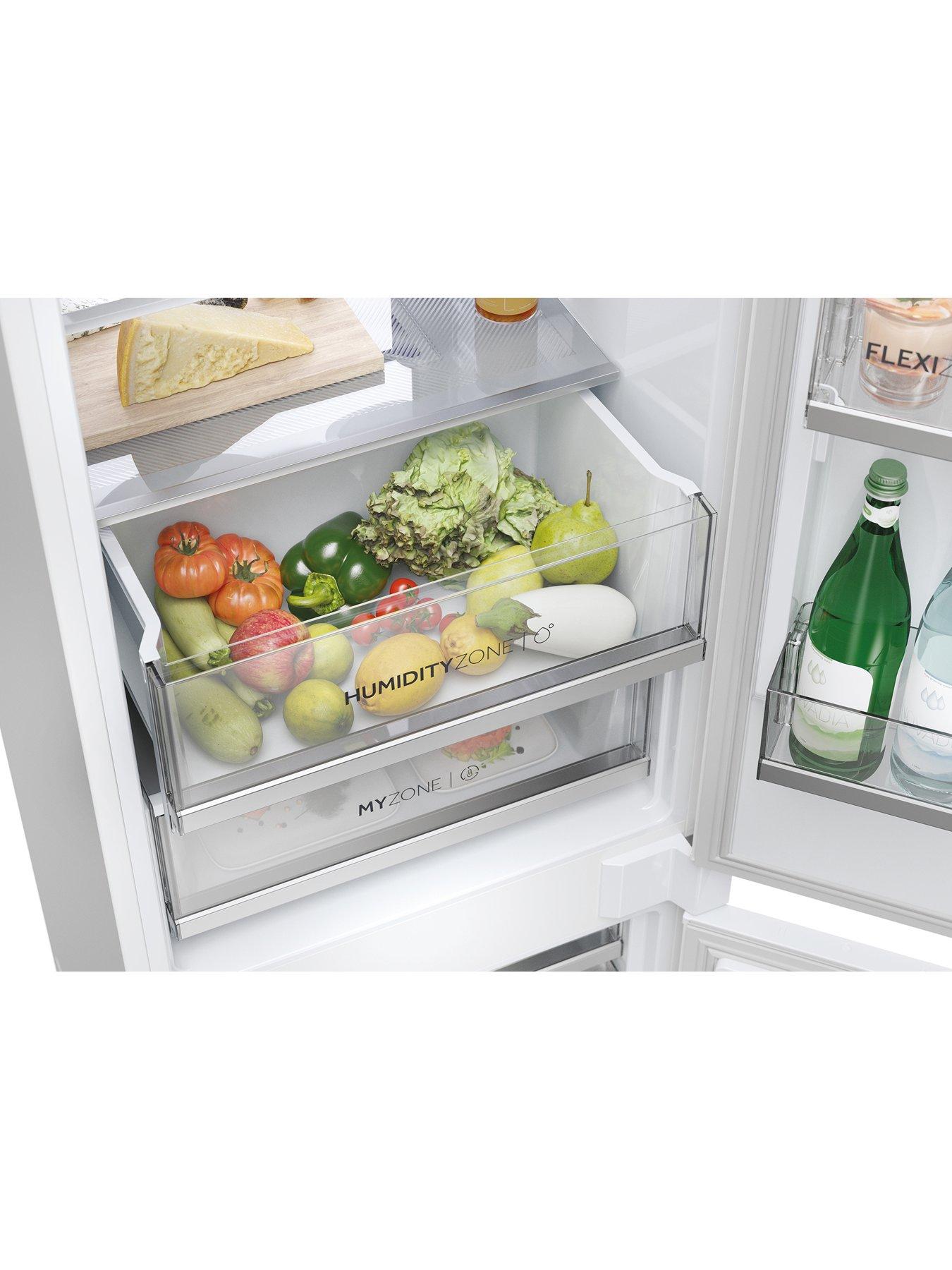 Image 4 of 7 of Haier HBW7518CTK Refrigeration Combi Fridge Freezer White