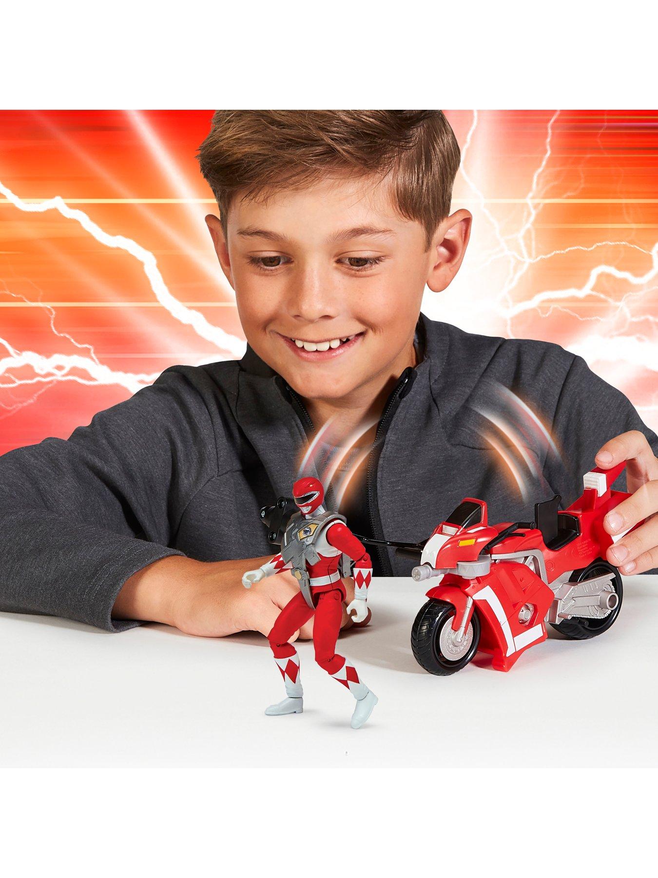 Image 4 of 8 of Power Rangers Battle Bike With Red Ranger