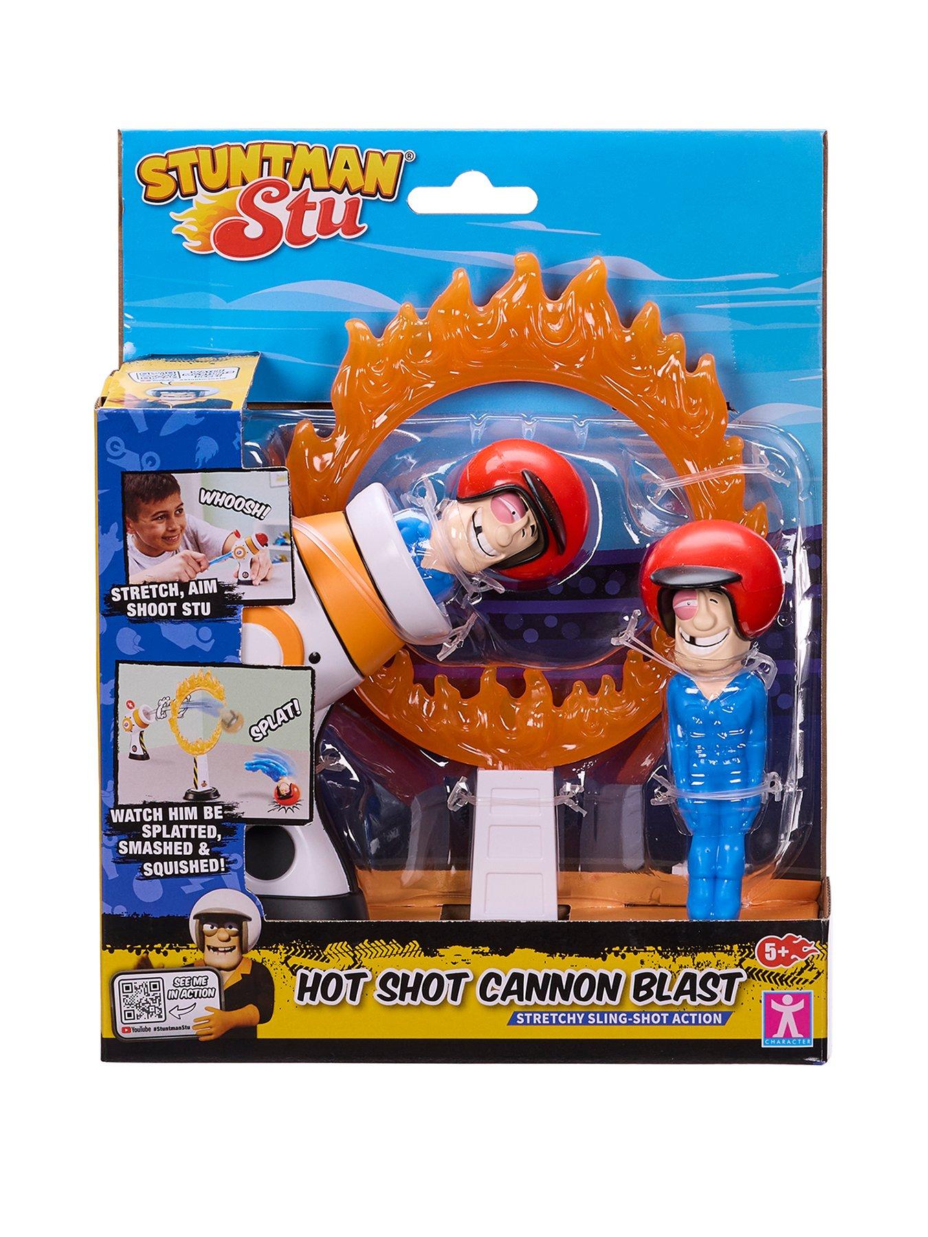 Stuntman Stu Hot Shot Cannon Blast Playset