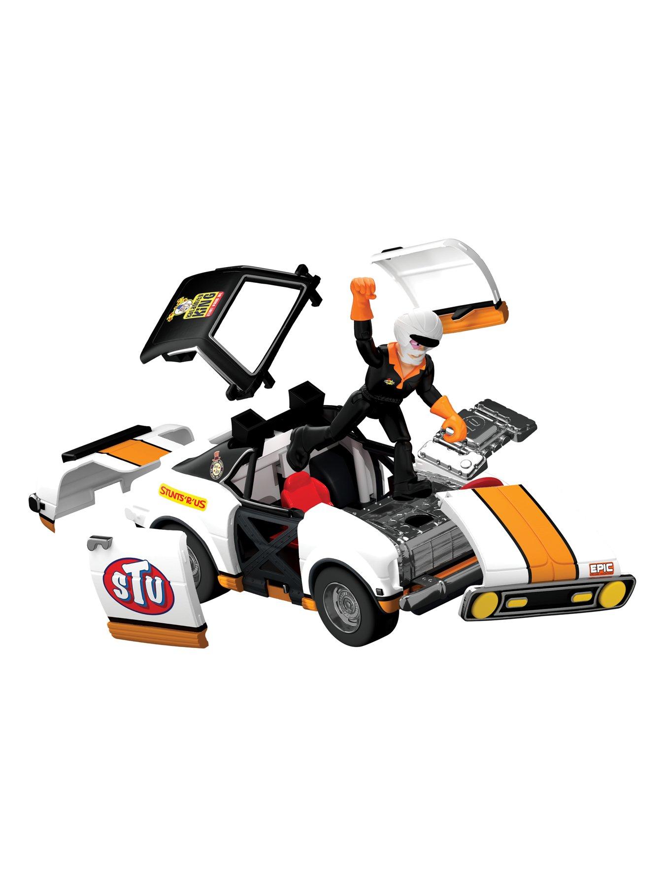 Image 4 of 8 of Stuntman Stu Race Ace Stunt Car Break Apart Set