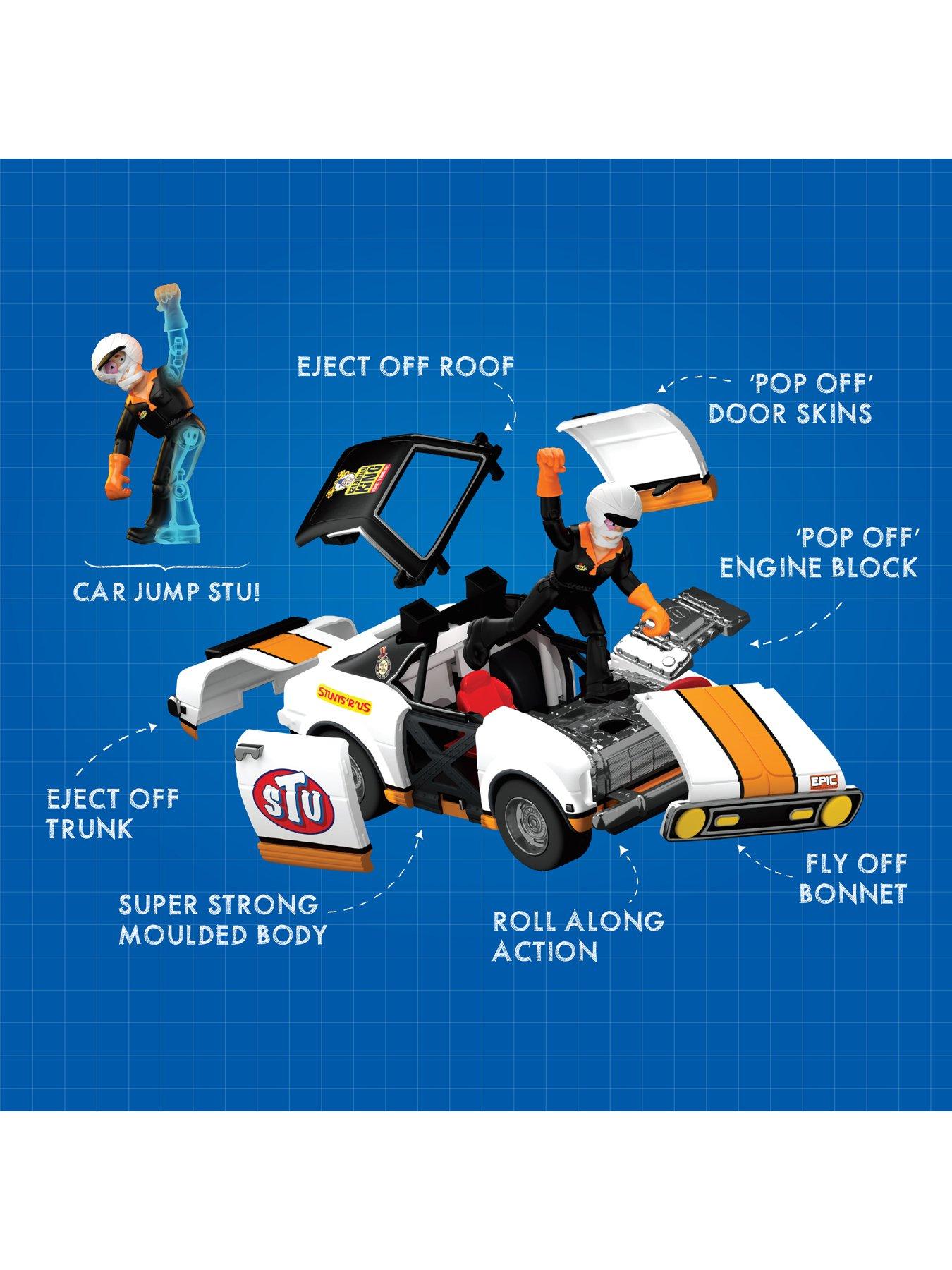 Image 6 of 8 of Stuntman Stu Race Ace Stunt Car Break Apart Set