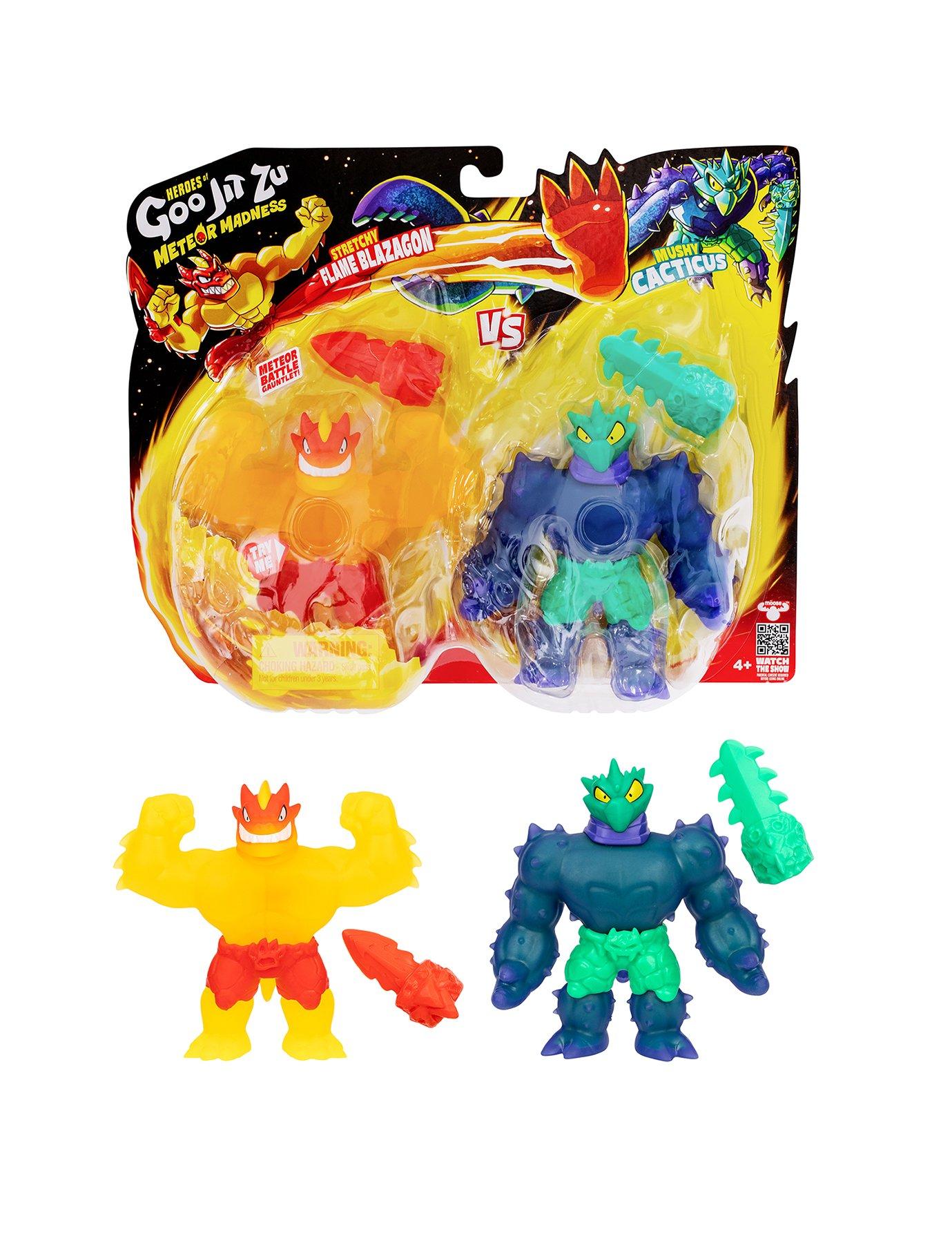 Heroes of Goo Jit Zu Meteor Madness Versus Pack - Flame Blazagon Vs Cacticus