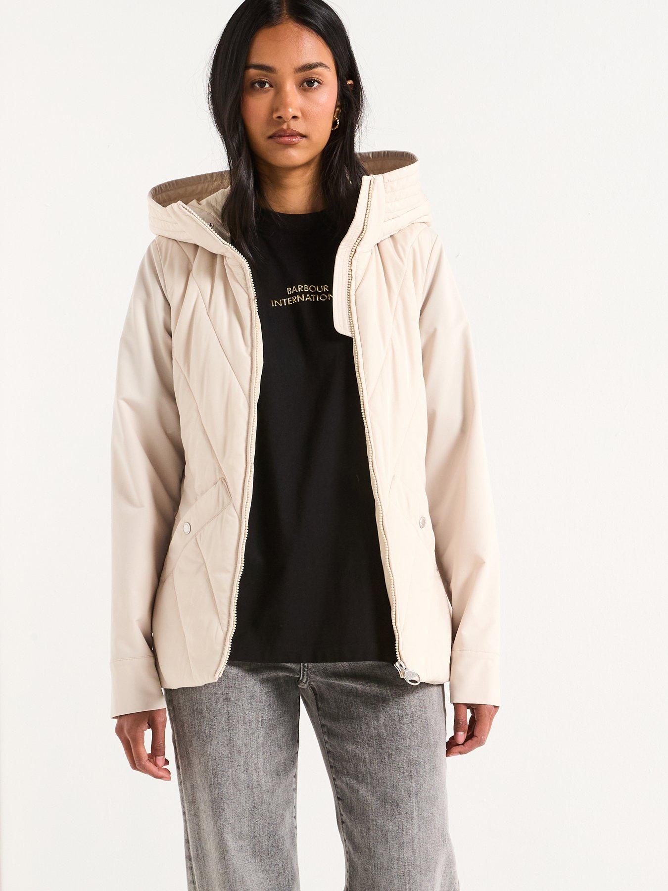 Image 6 of 6 of Barbour International BIntl Diablo Quilted Sweat - White