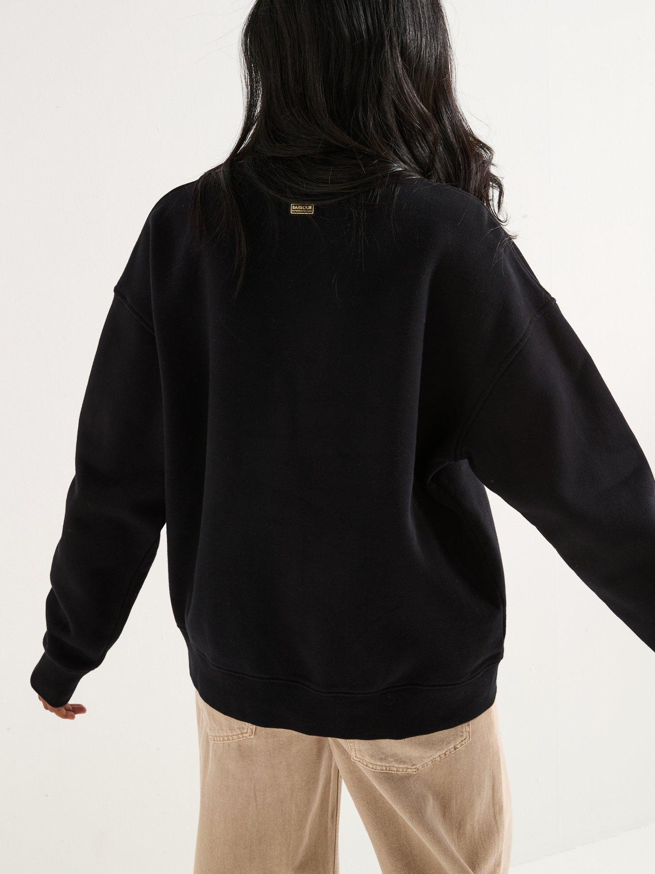 Image 2 of 6 of Barbour International Kaia Sweatshirt - Black