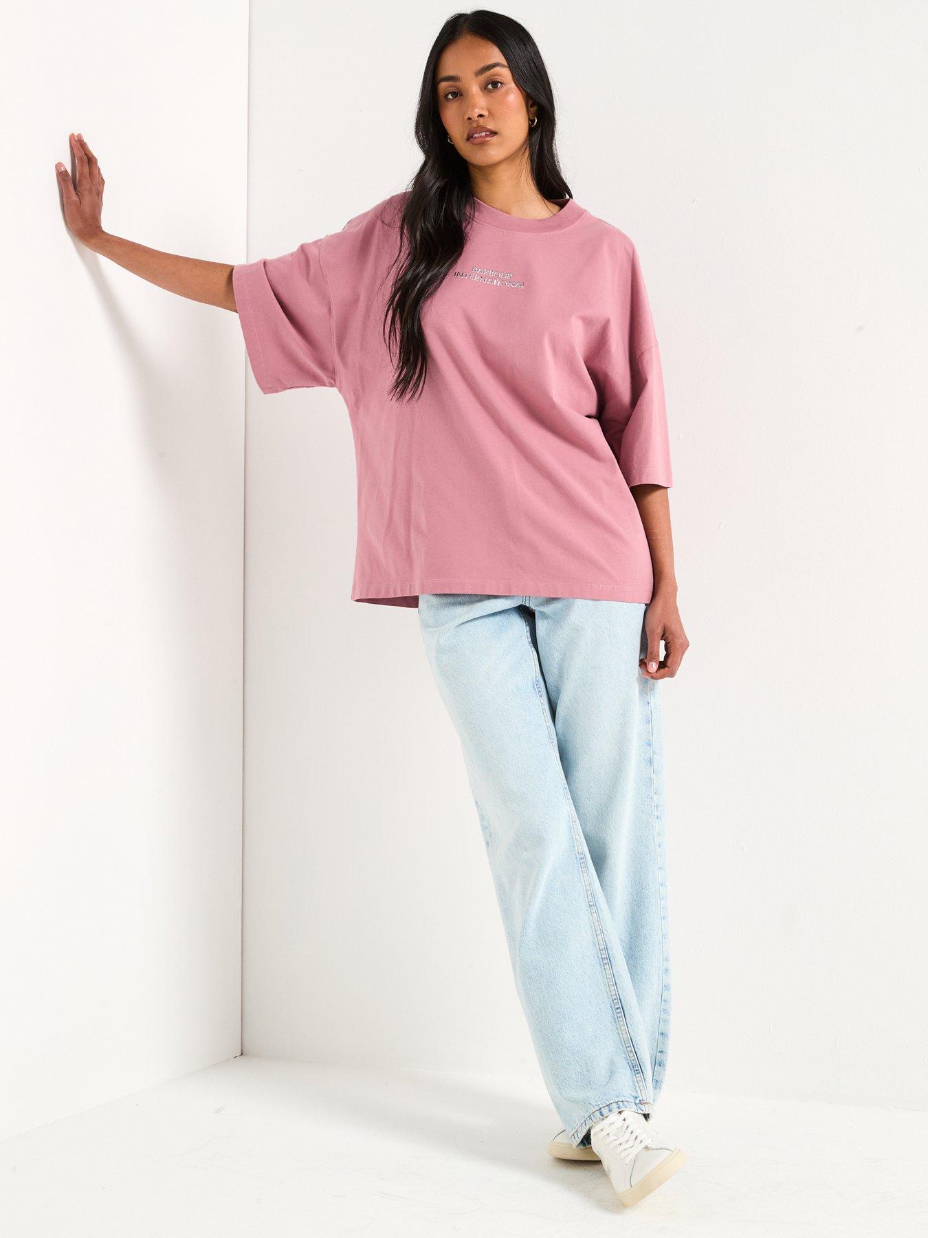 Image 4 of 6 of Barbour International Kaia T-shirt - Pink