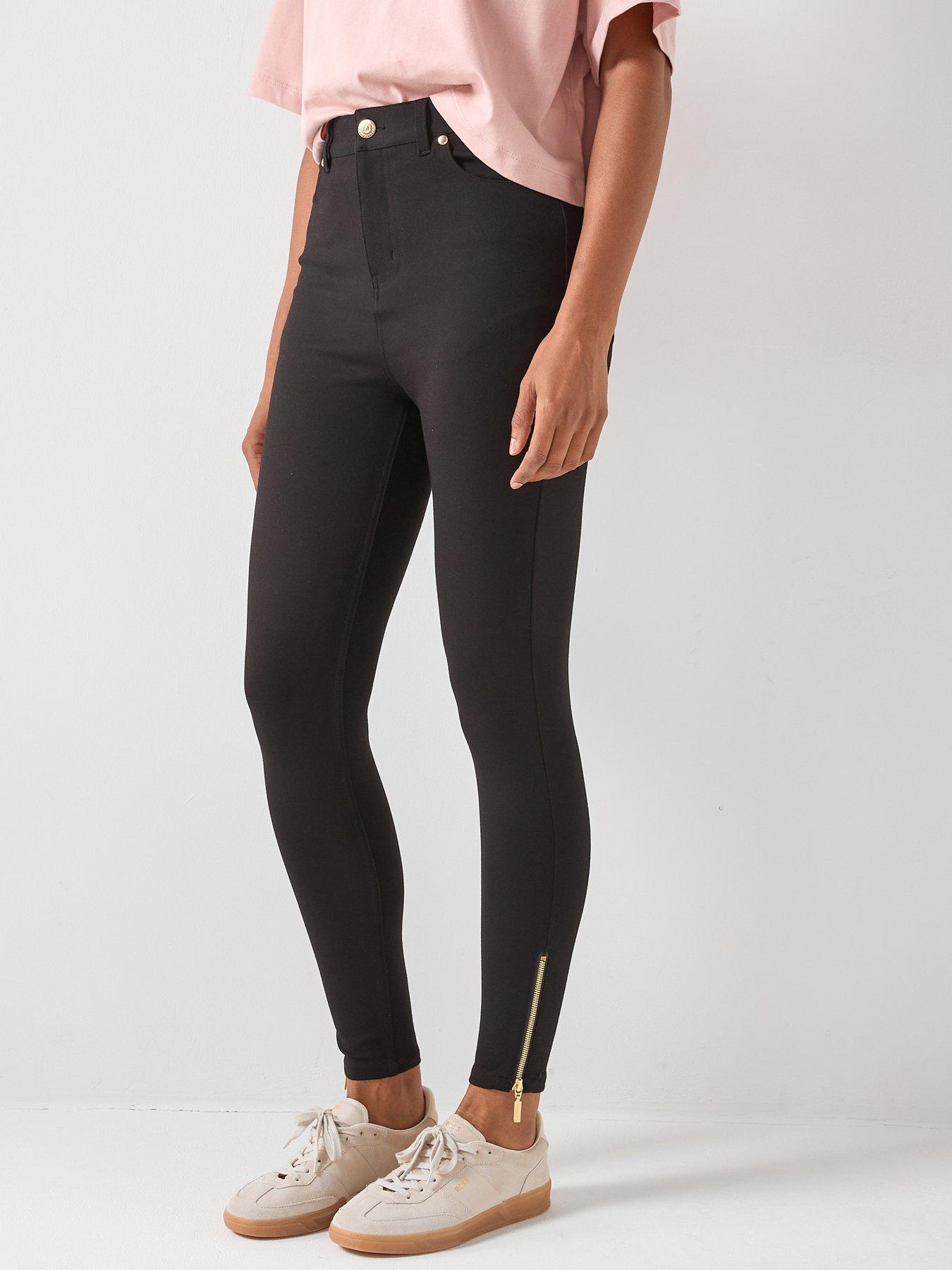  image of barbour-international-stella-slim-trousers-black