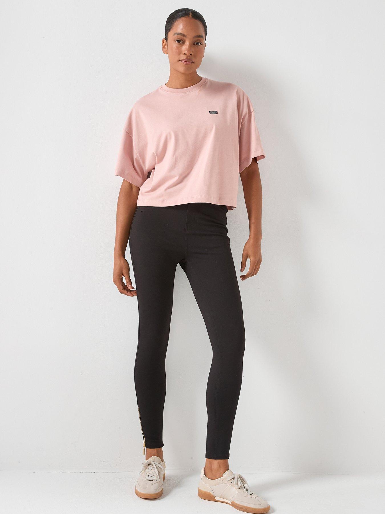  image of barbour-international-stella-slim-trousers-black