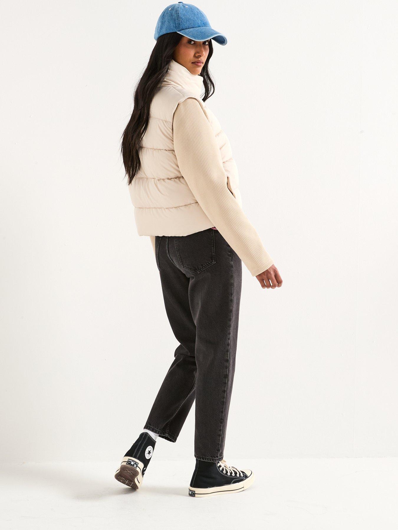 Image 6 of 6 of Barbour International San Telmo Quilted Sweater Jacket - Off White