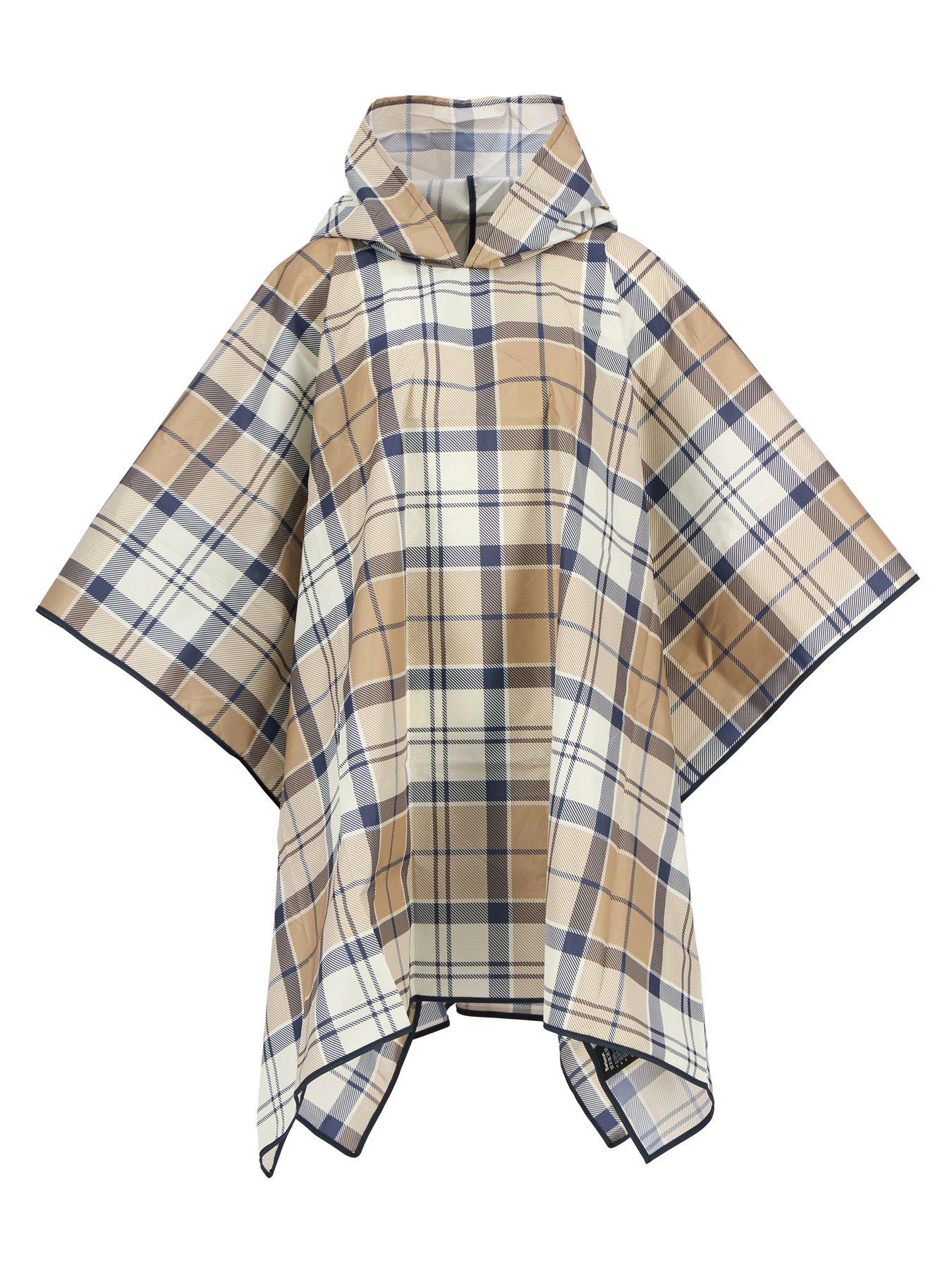 Barbour Portree Tartan Showerproof Poncho - Multi