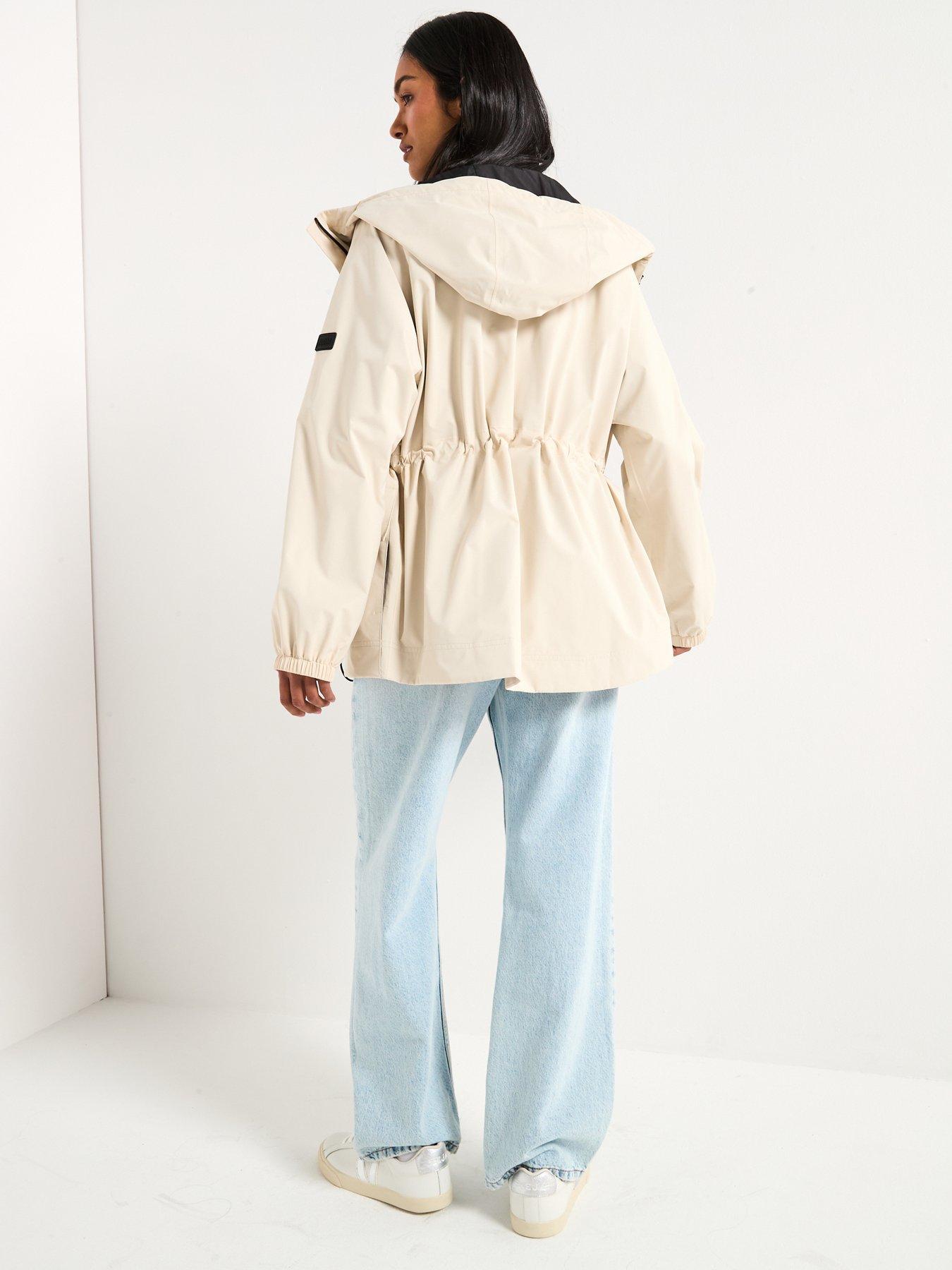 Image 2 of 6 of Barbour International Montgomery Waterproof Jacket - Off White&nbsp;