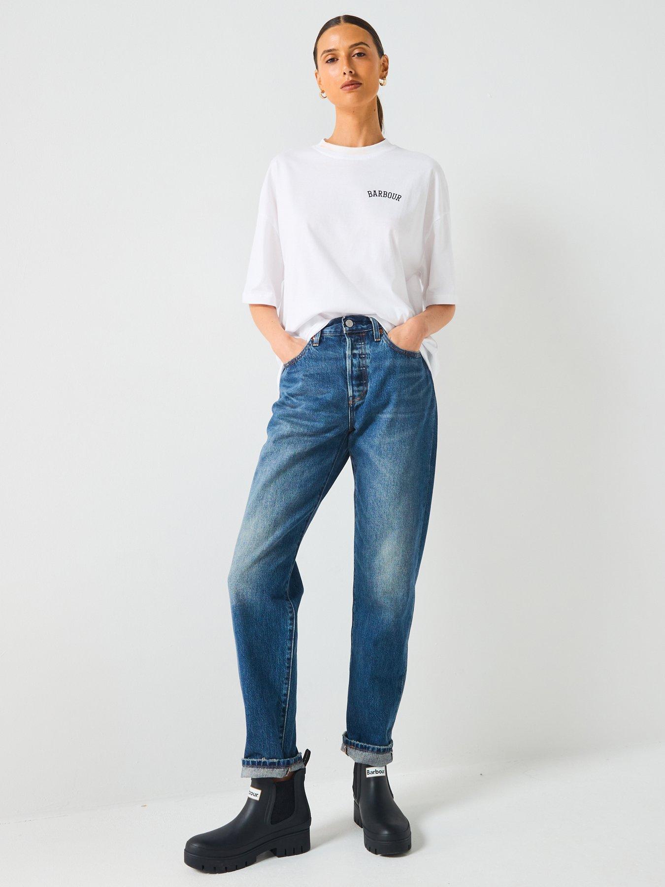 Image 3 of 6 of Barbour Claydon T-Shirt - White