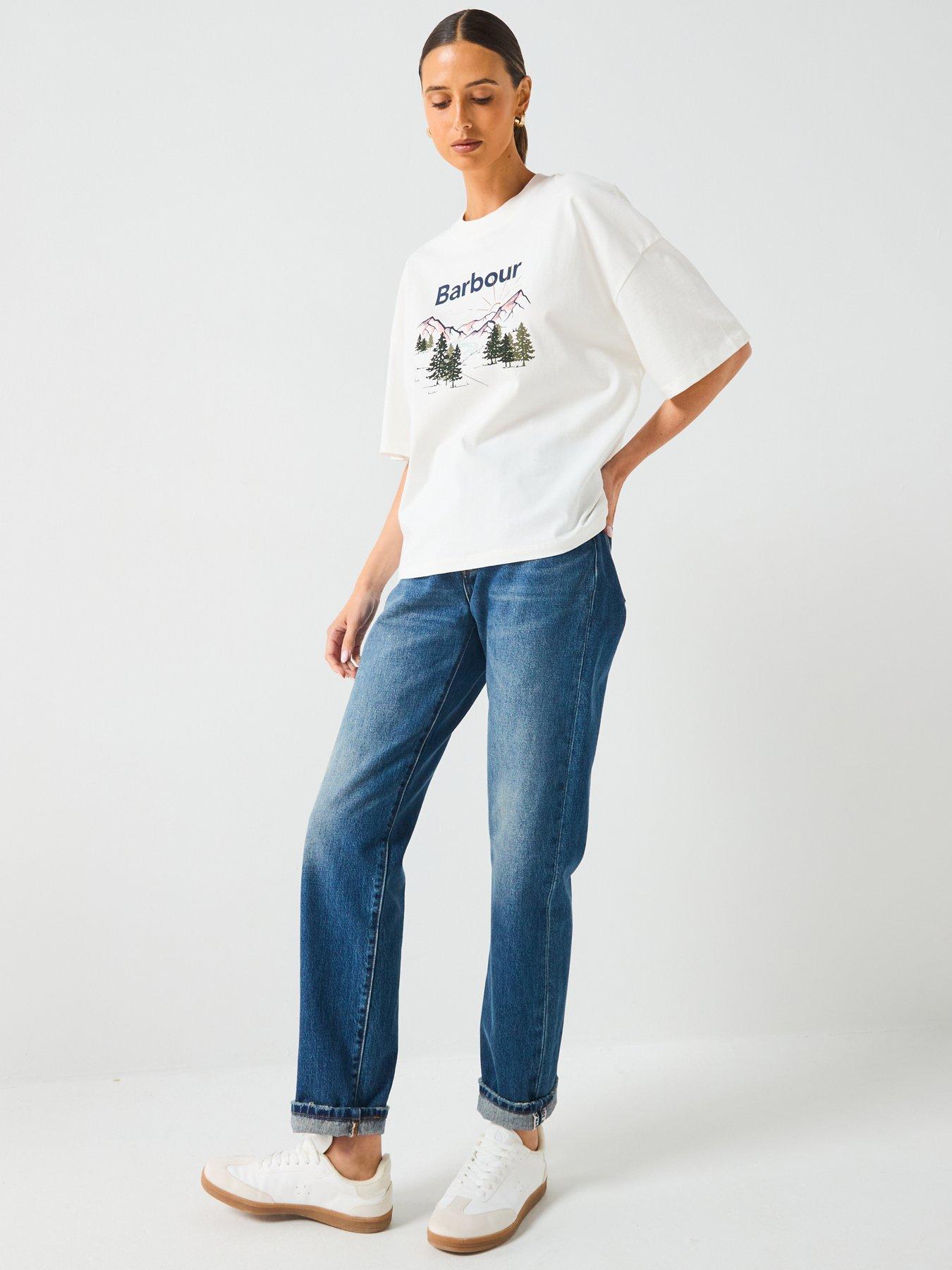 Image 3 of 5 of Barbour Harper T-Shirt &nbsp;- White