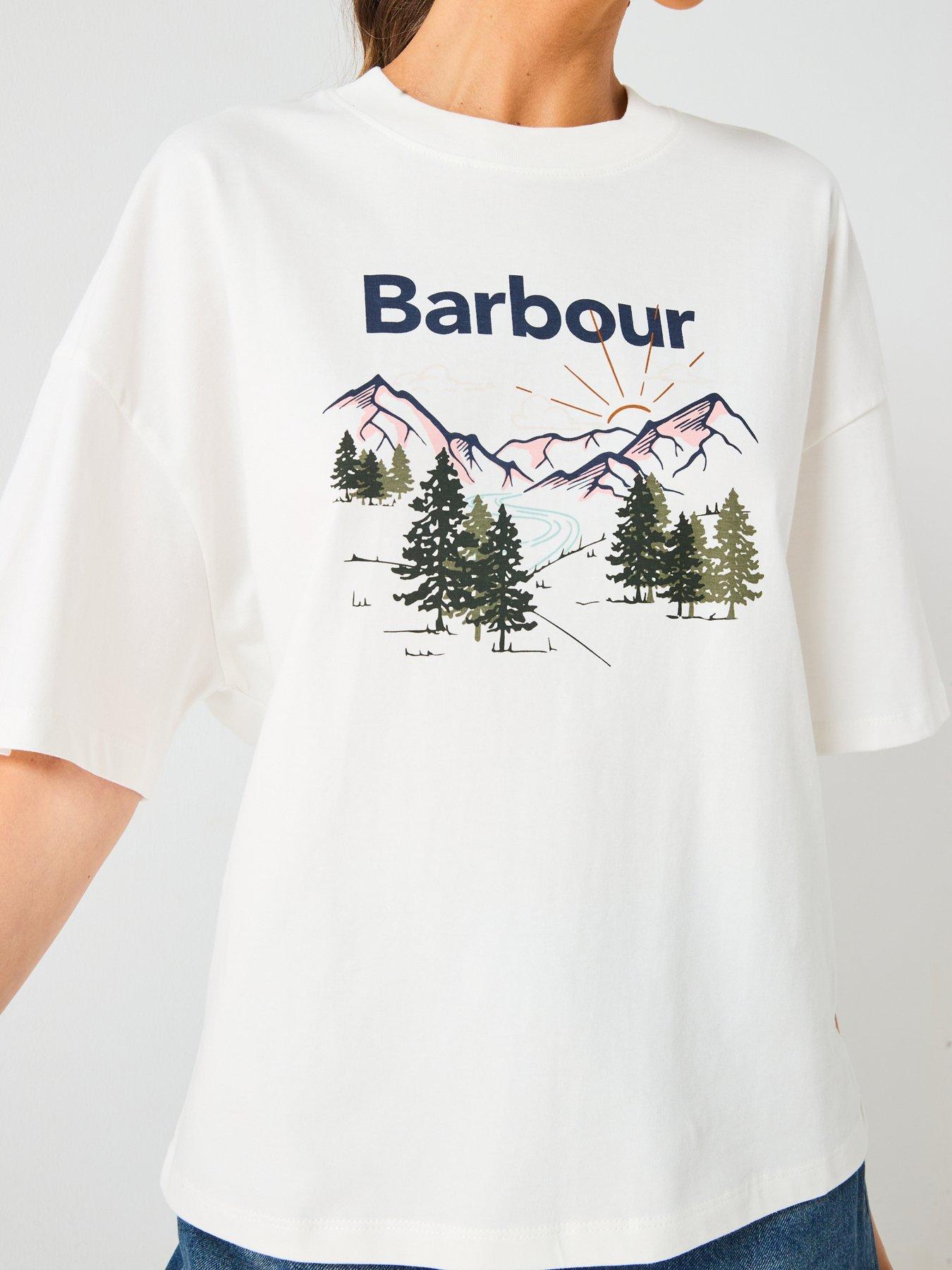 Image 4 of 5 of Barbour Harper T-Shirt &nbsp;- White