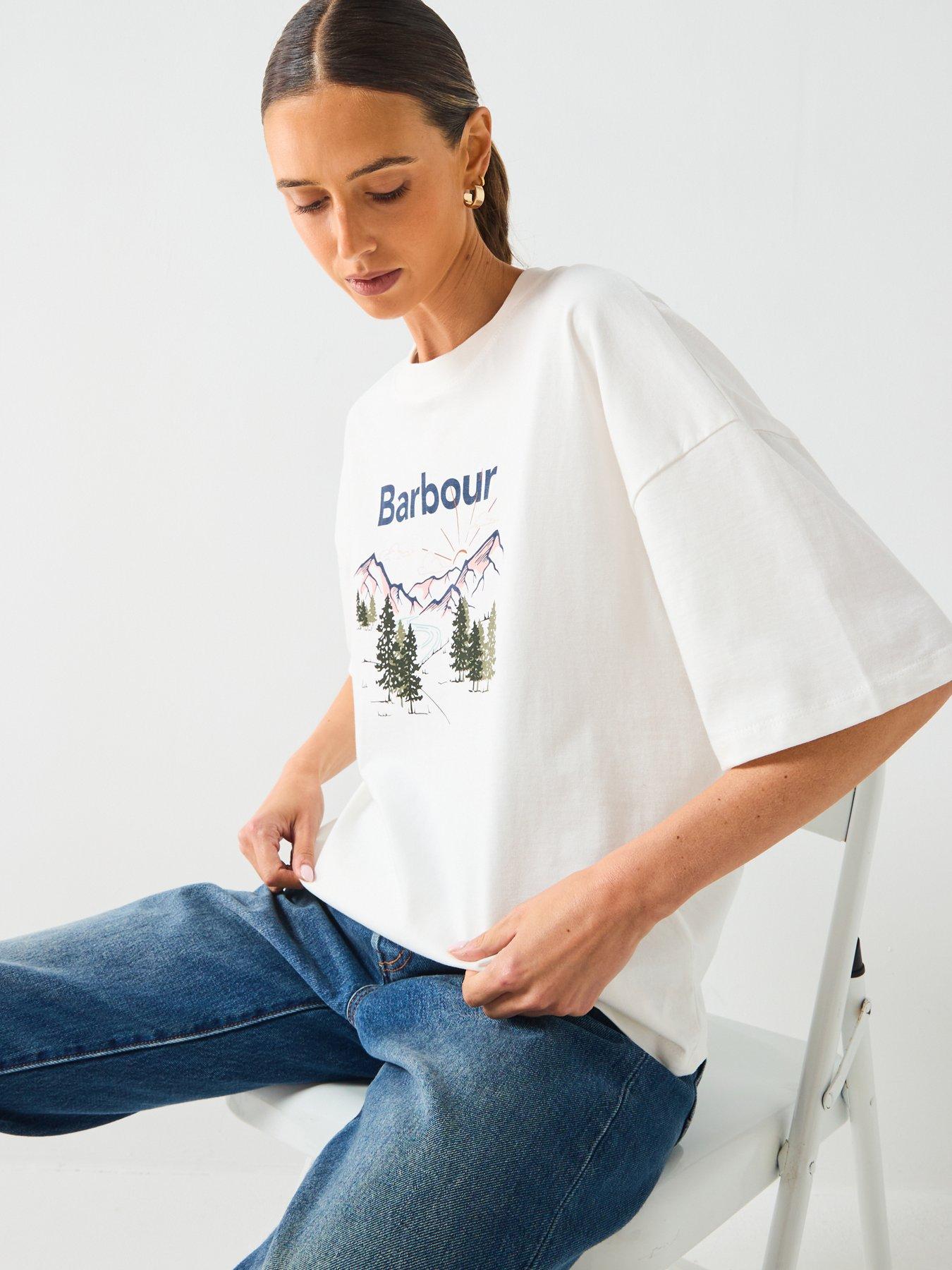Image 5 of 5 of Barbour Harper T-Shirt &nbsp;- White