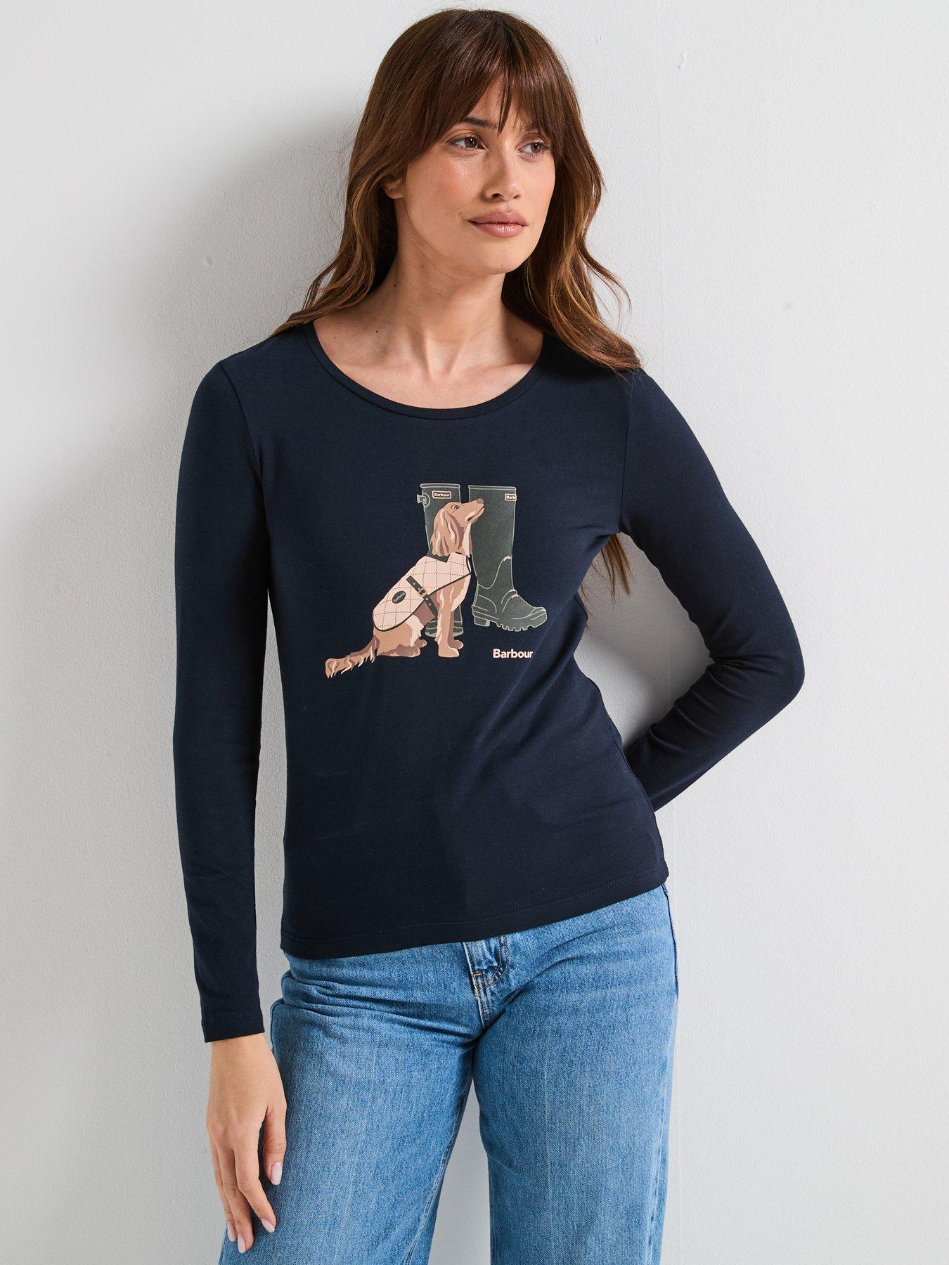 undefined Hedley Long Sleeve T-Shirt - Navy