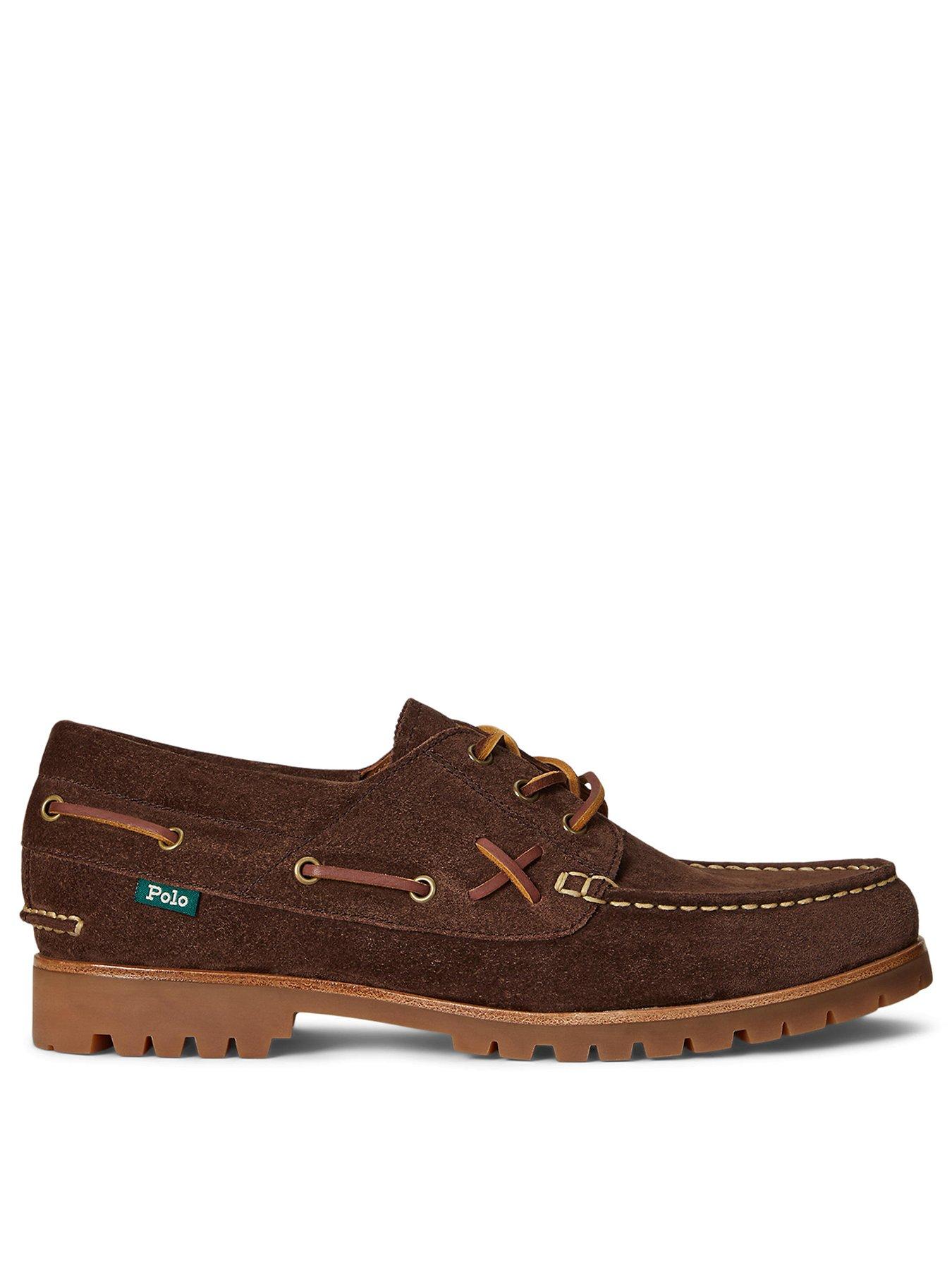 undefined Ranger Suede Casual Deck Shoes - Dark Brown