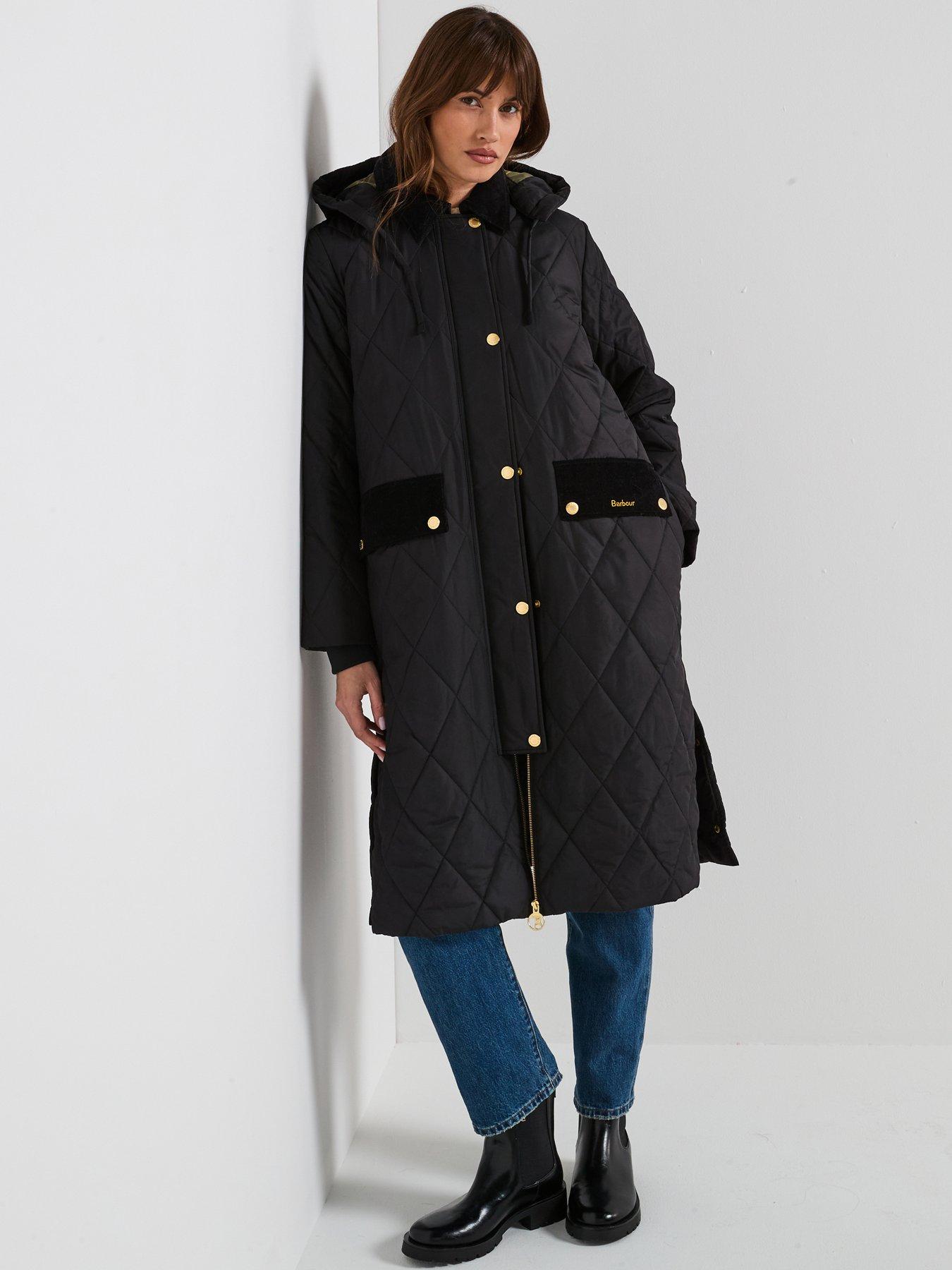 undefined Meredith Quilted Jacket - Black