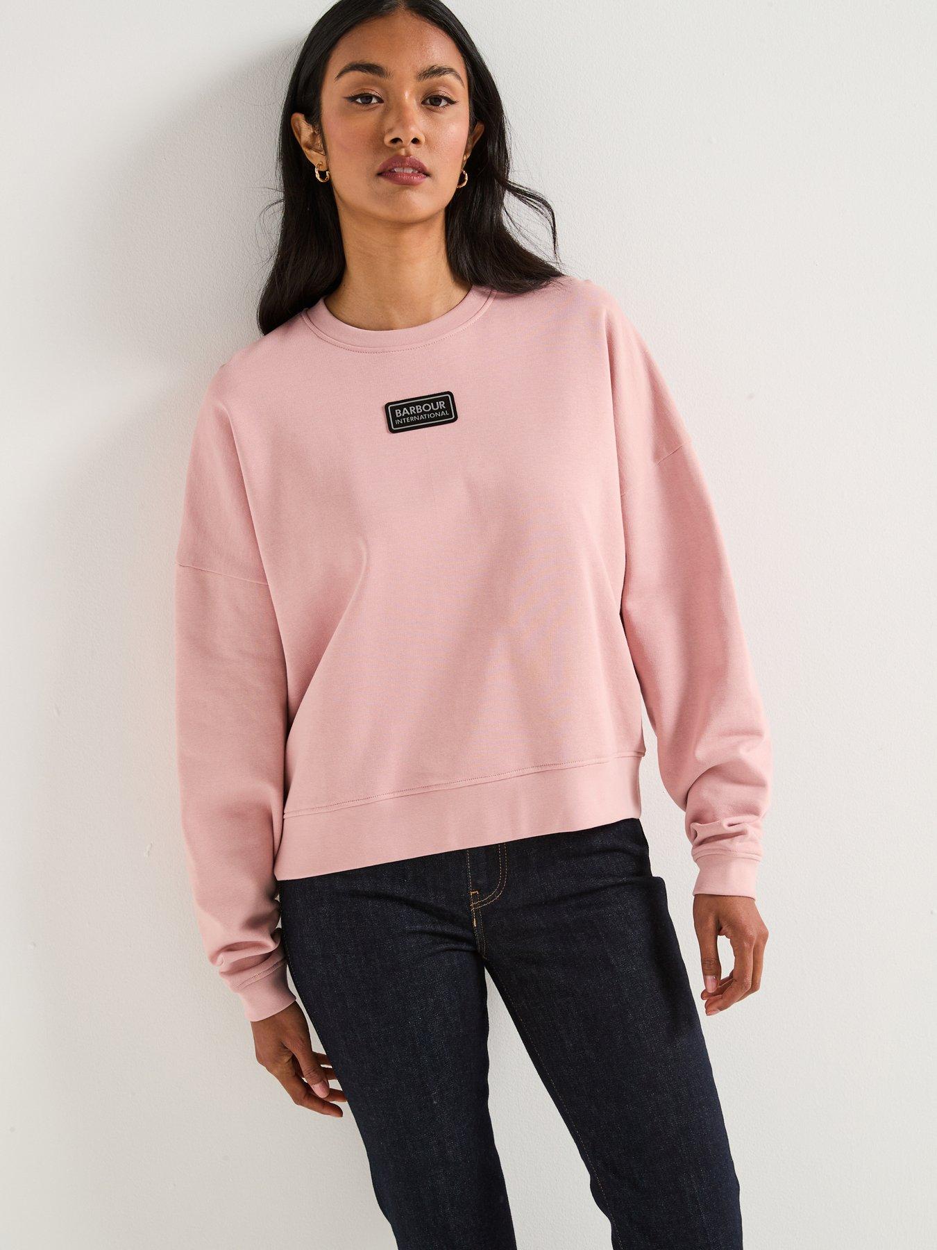 Image 1 of 6 of Barbour International Imogen Sweatshirt - Pink