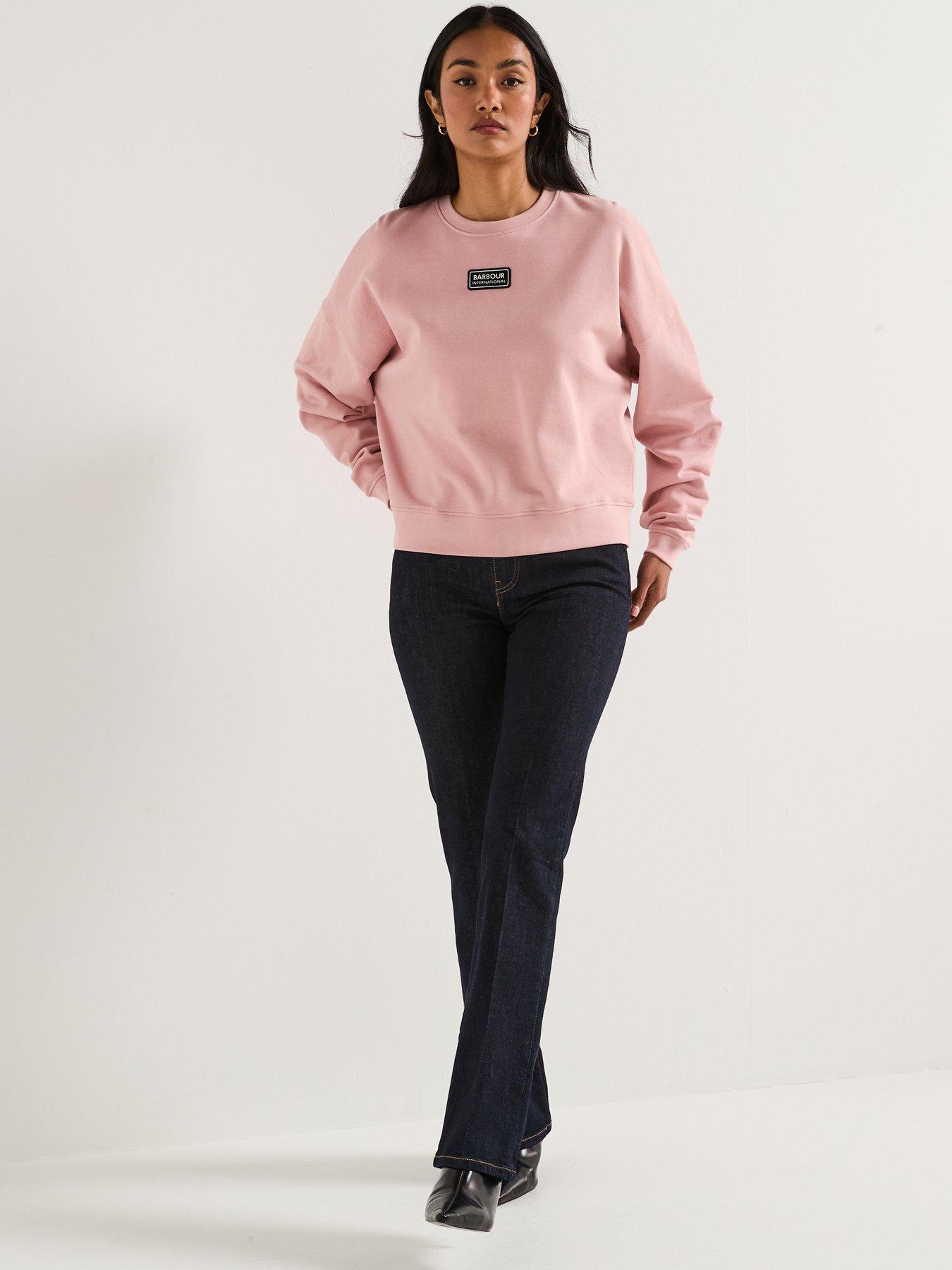 Image 3 of 6 of Barbour International Imogen Sweatshirt - Pink