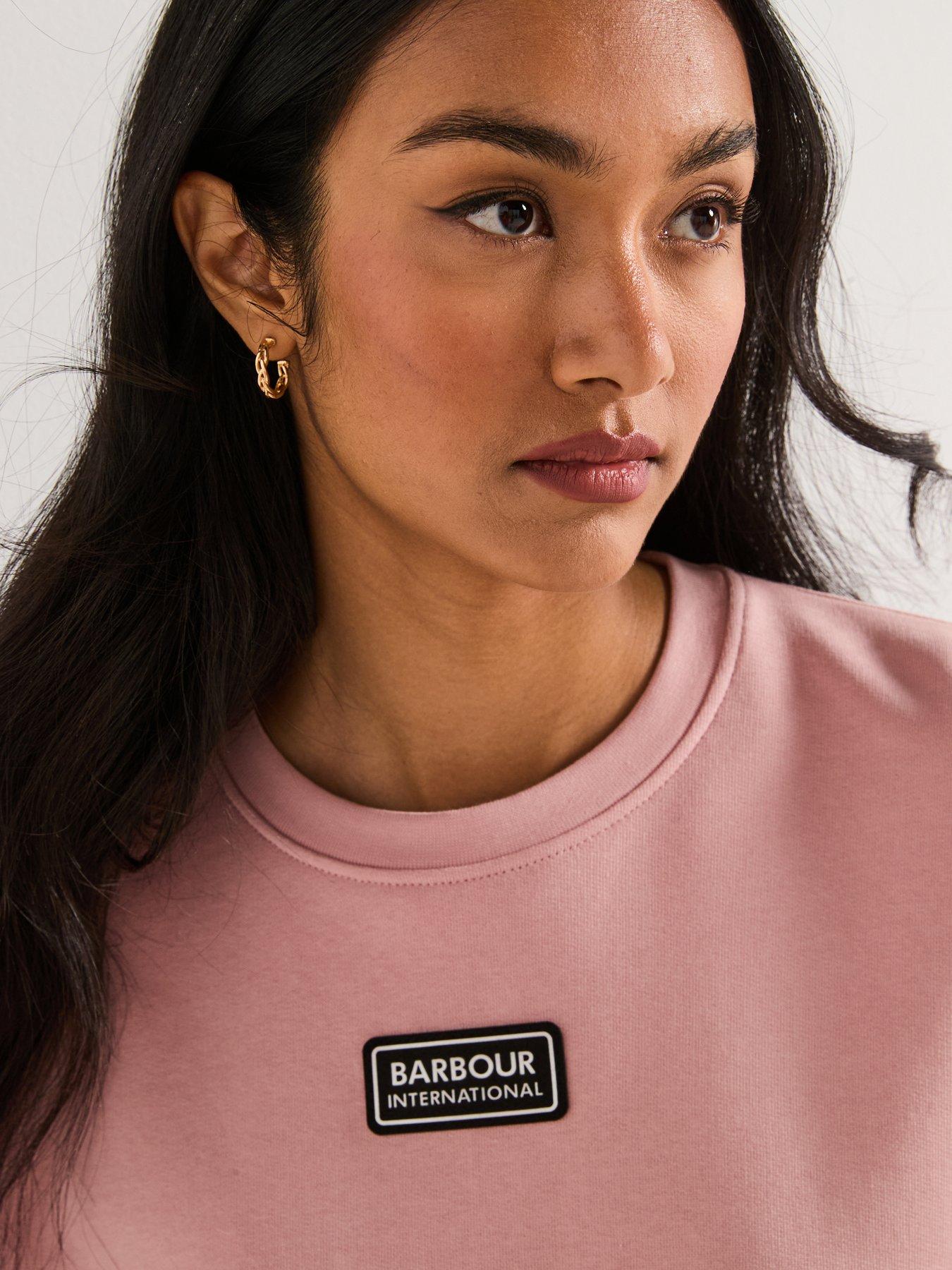 Image 4 of 6 of Barbour International Imogen Sweatshirt - Pink