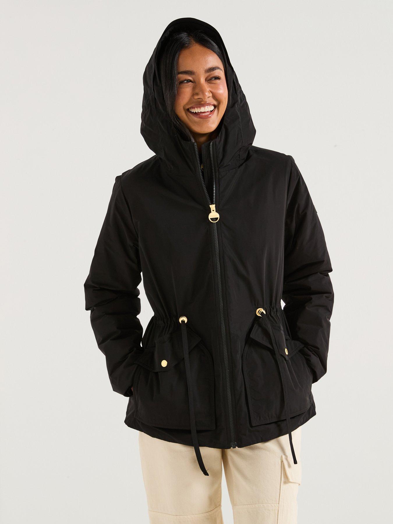 Image 1 of 6 of Barbour International Piper Showerproof Jacket - Black