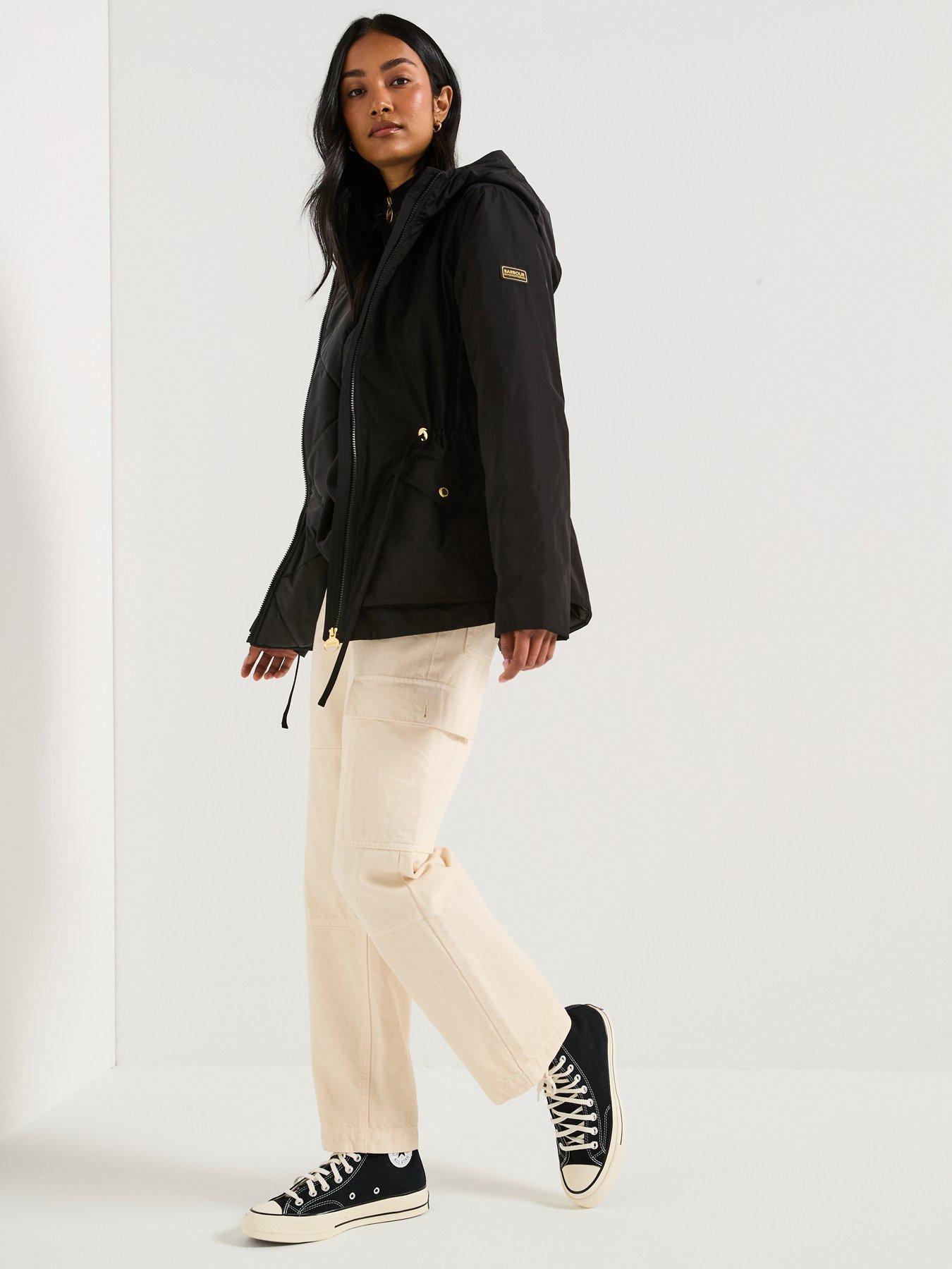 Image 3 of 6 of Barbour International Piper Showerproof Jacket - Black