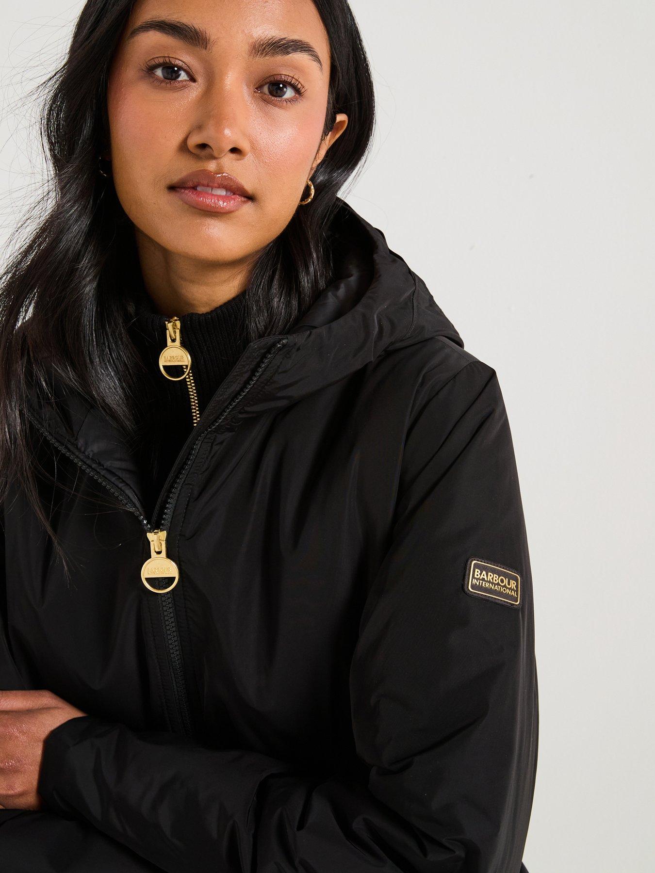 Image 5 of 6 of Barbour International Piper Showerproof Jacket - Black