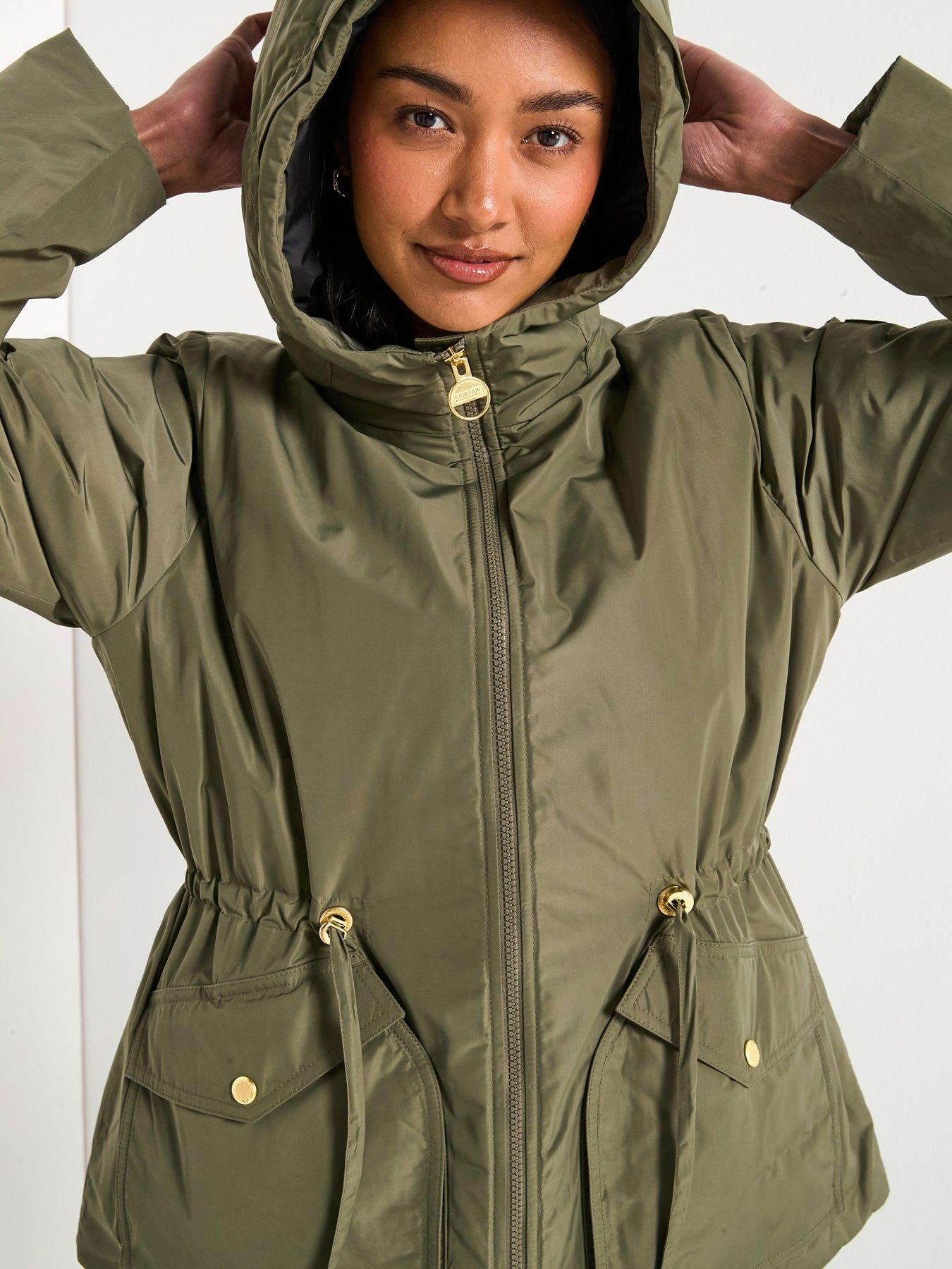 Barbour Rubberised Raincoat Womens Barbour Women's Naomi