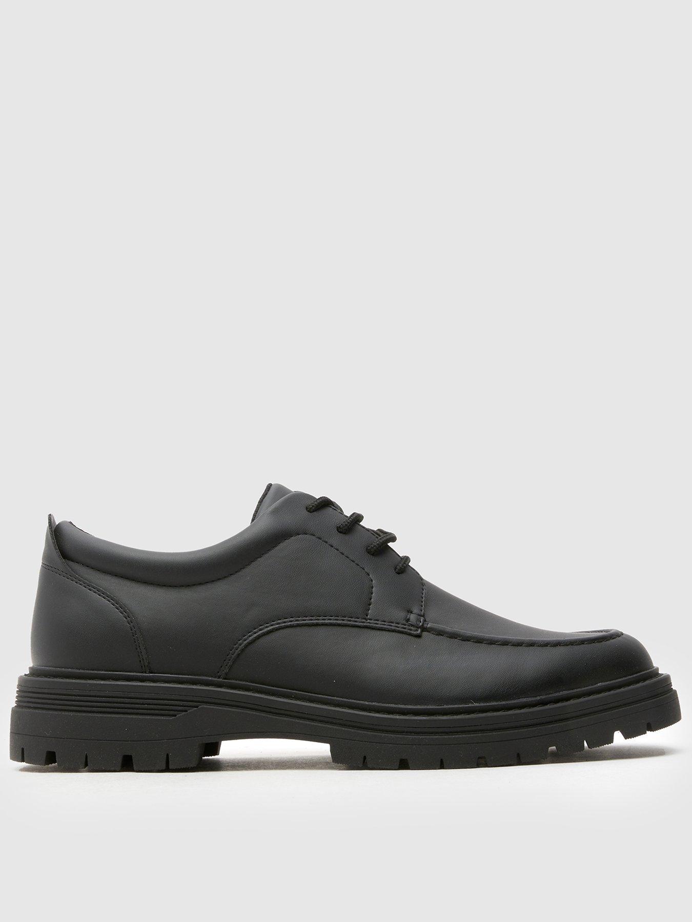 Image 1 of 4 of Schuh Reece Chunky Moccasin Lace Up Shoes - Black