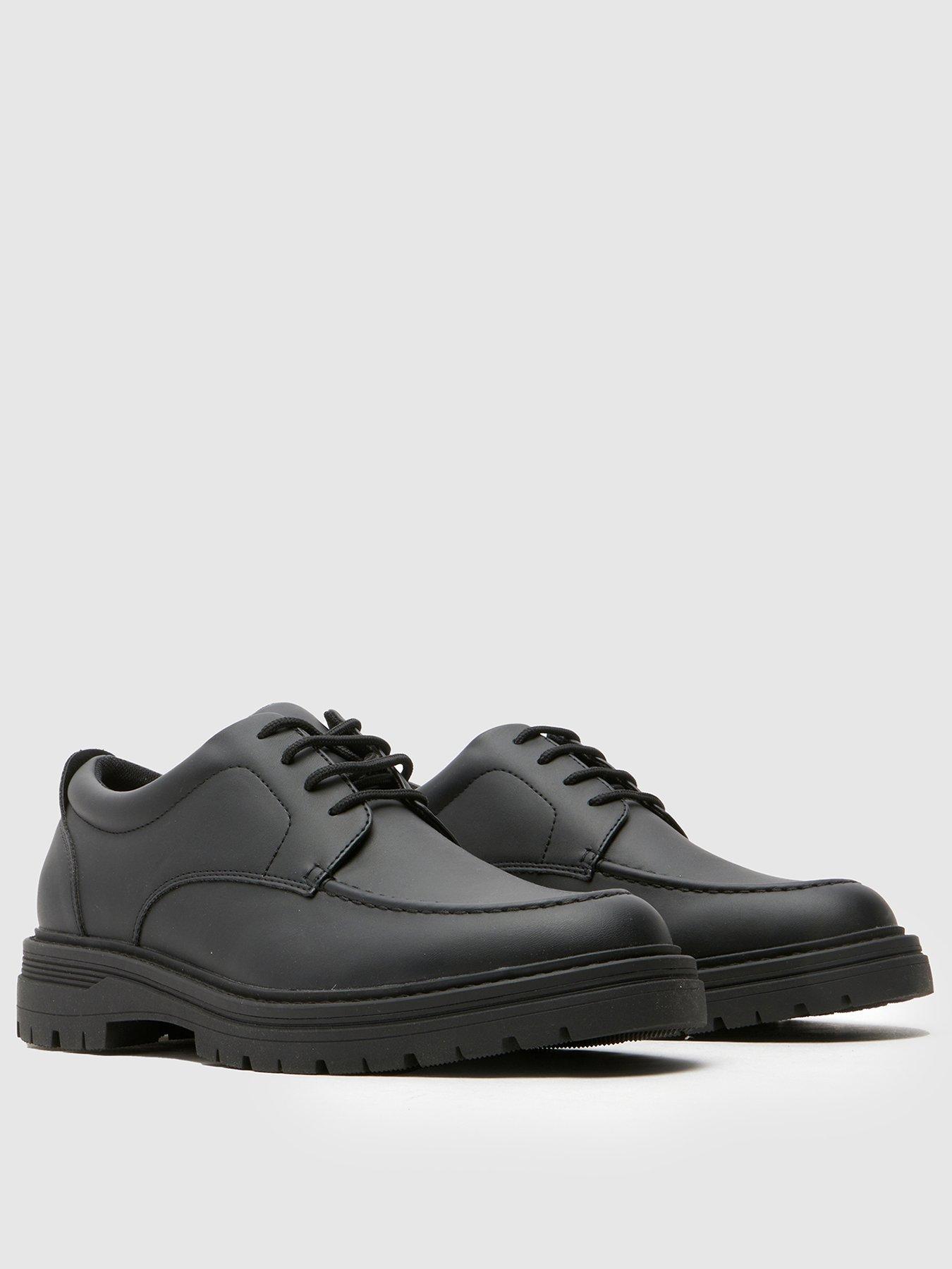 Image 2 of 4 of Schuh Reece Chunky Moccasin Lace Up Shoes - Black