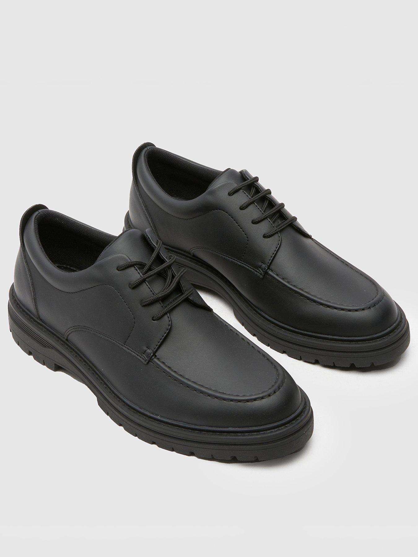 Image 3 of 4 of Schuh Reece Chunky Moccasin Lace Up Shoes - Black