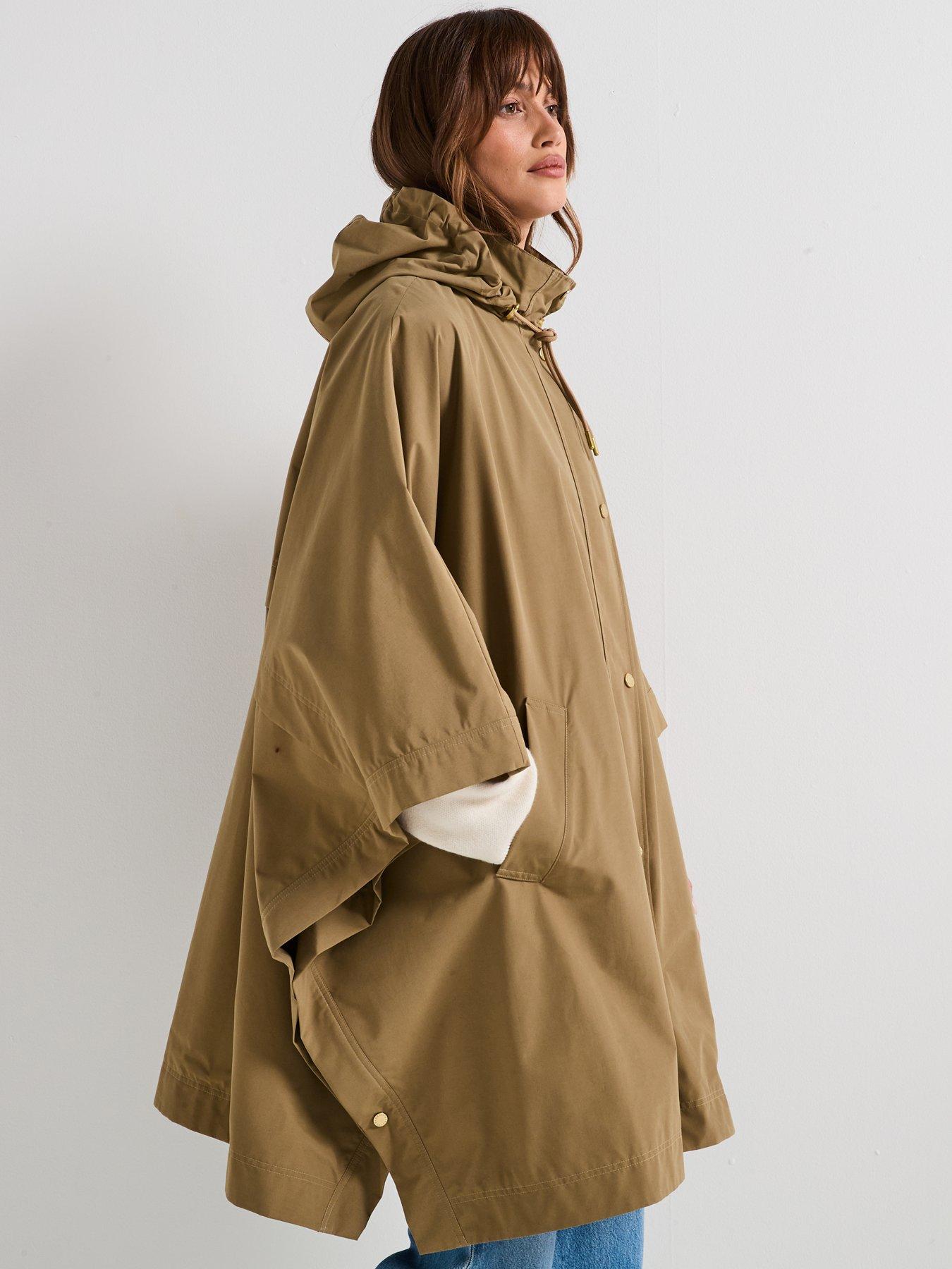 Image 4 of 6 of Barbour Everlee Showerproof Cape - Brown
