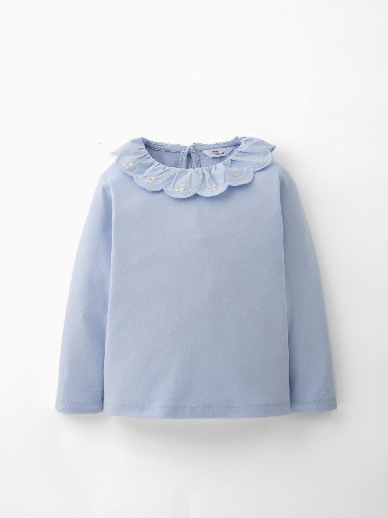 Image 5 of 5 of The Very Collection Girls 3 Pack Long Sleeve Tops - Multi